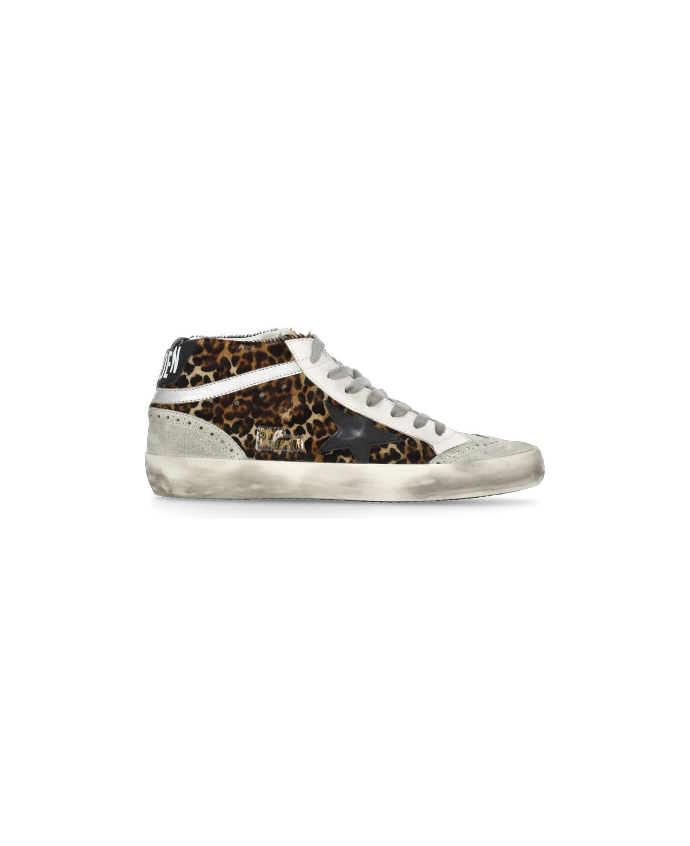 Golden Goose Mid Star Sneakers - Brown
