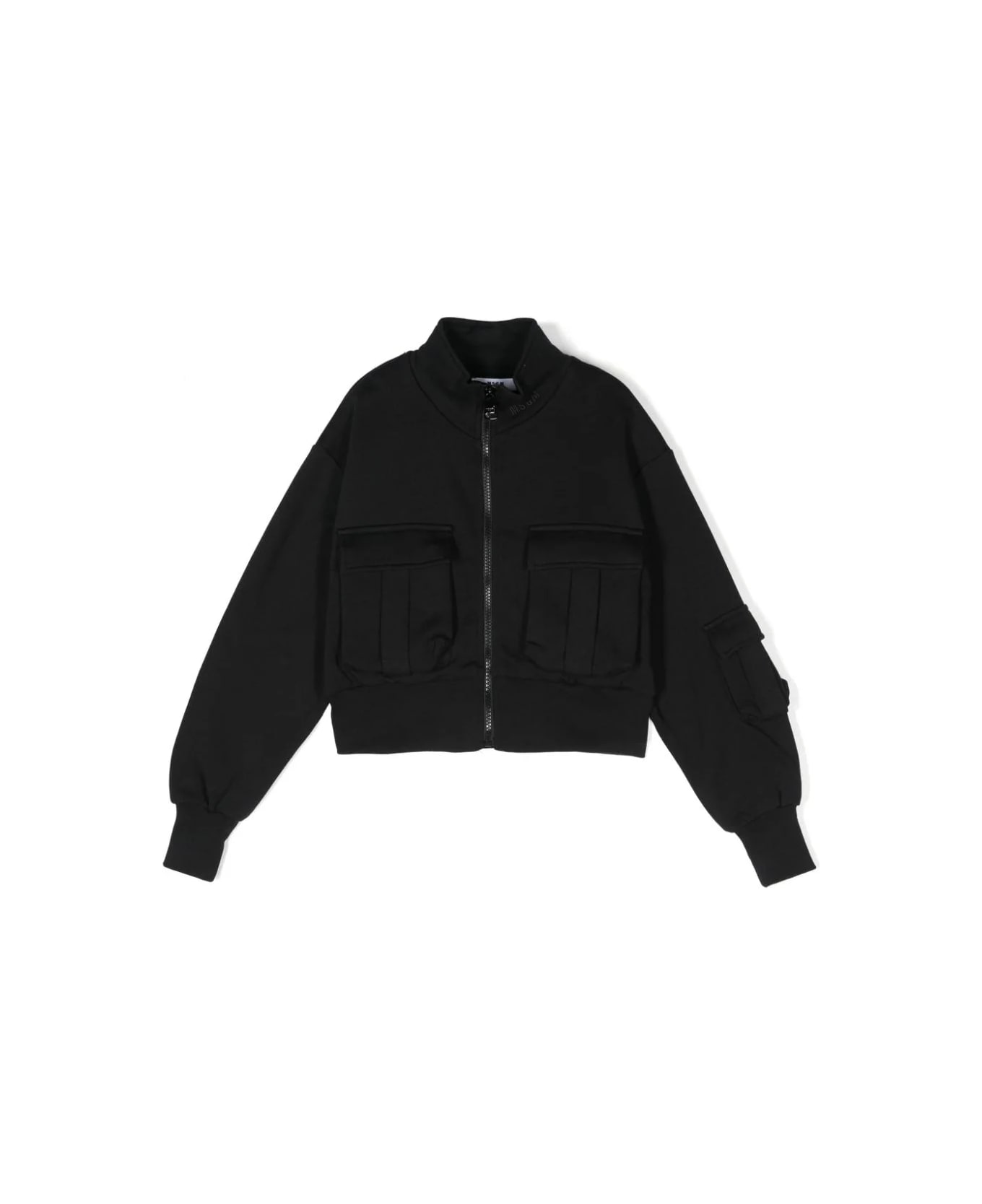 MSGM Felpa Cargo - Black