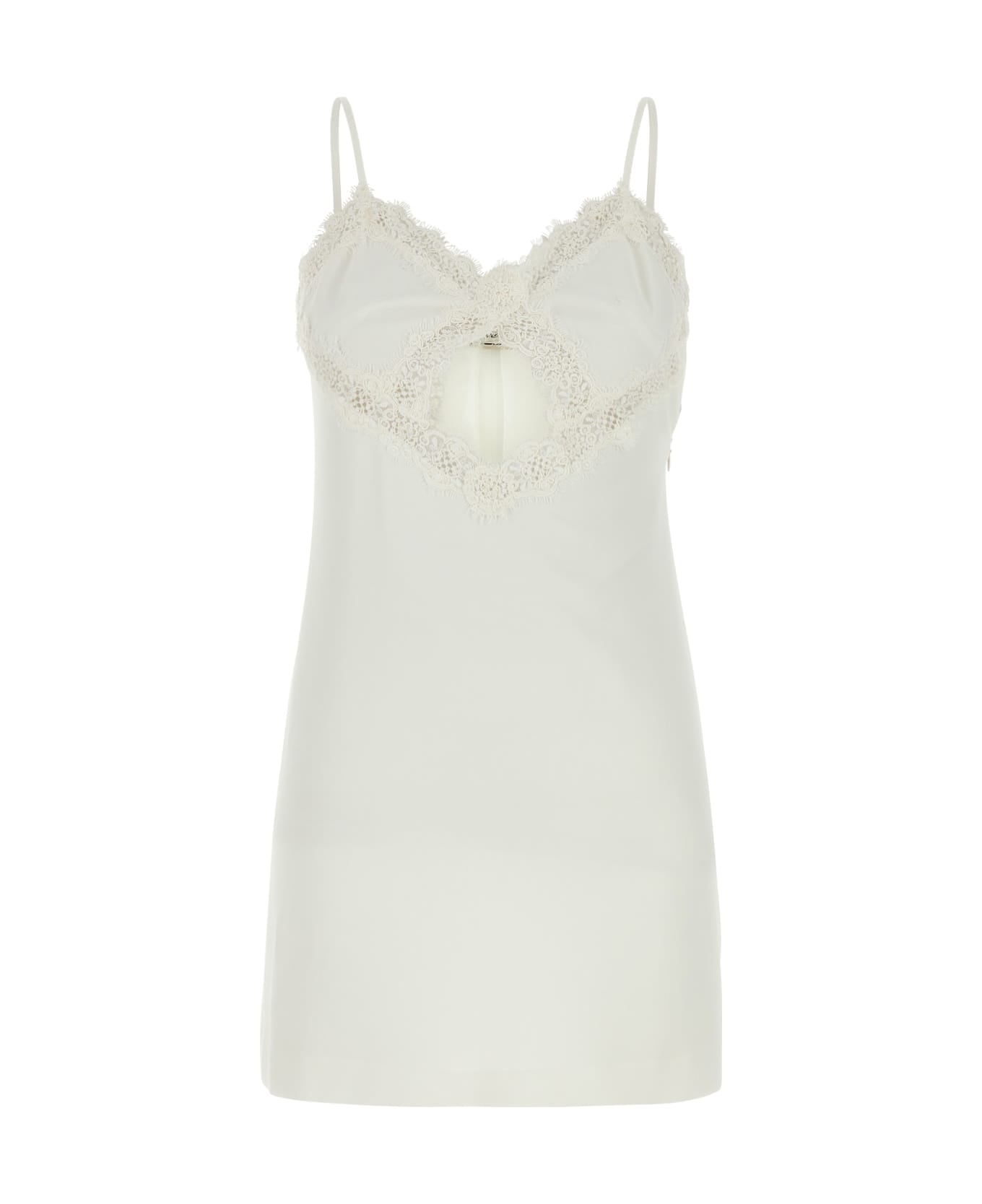 Blumarine 2a538a Envers Satin Dress - WHITEPEARL