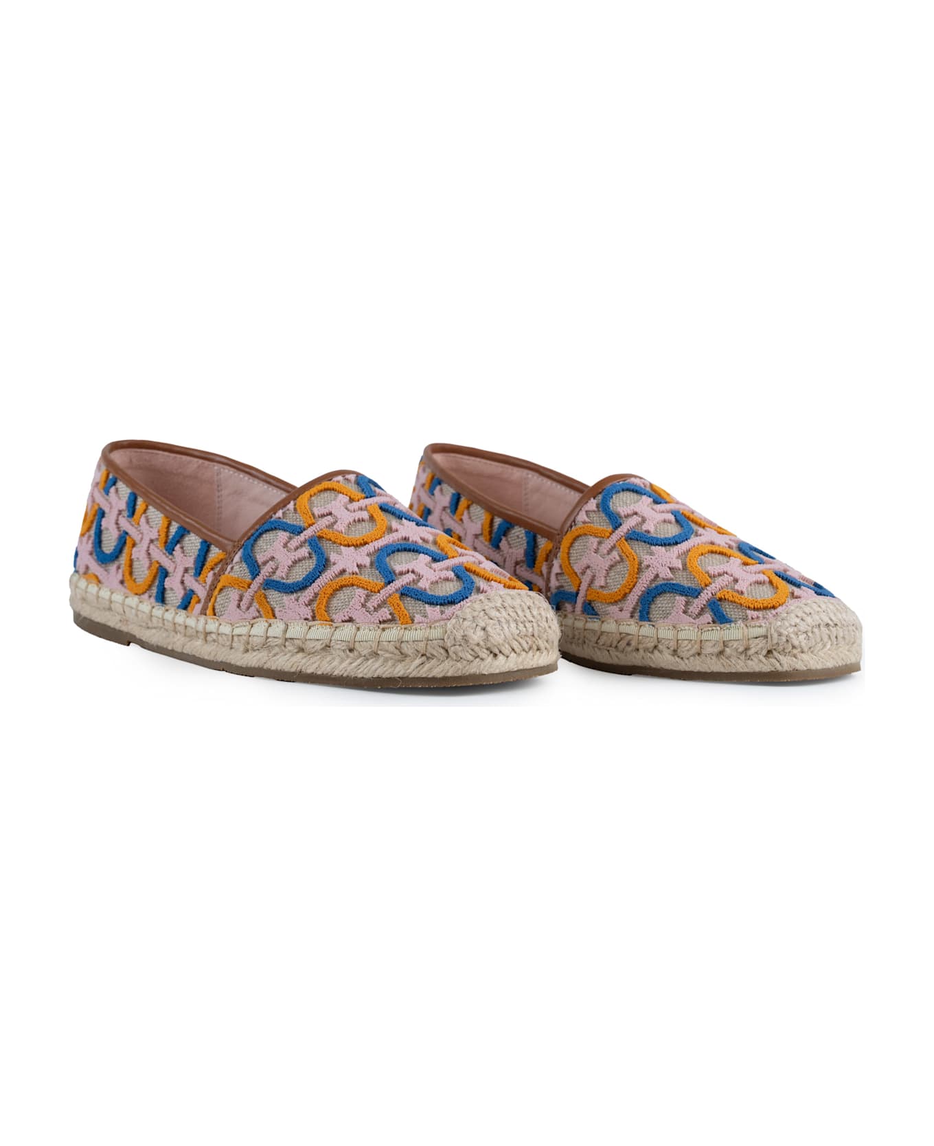 Coccinelle Espadrilles Praia Mantas - Multi.azul/cuir