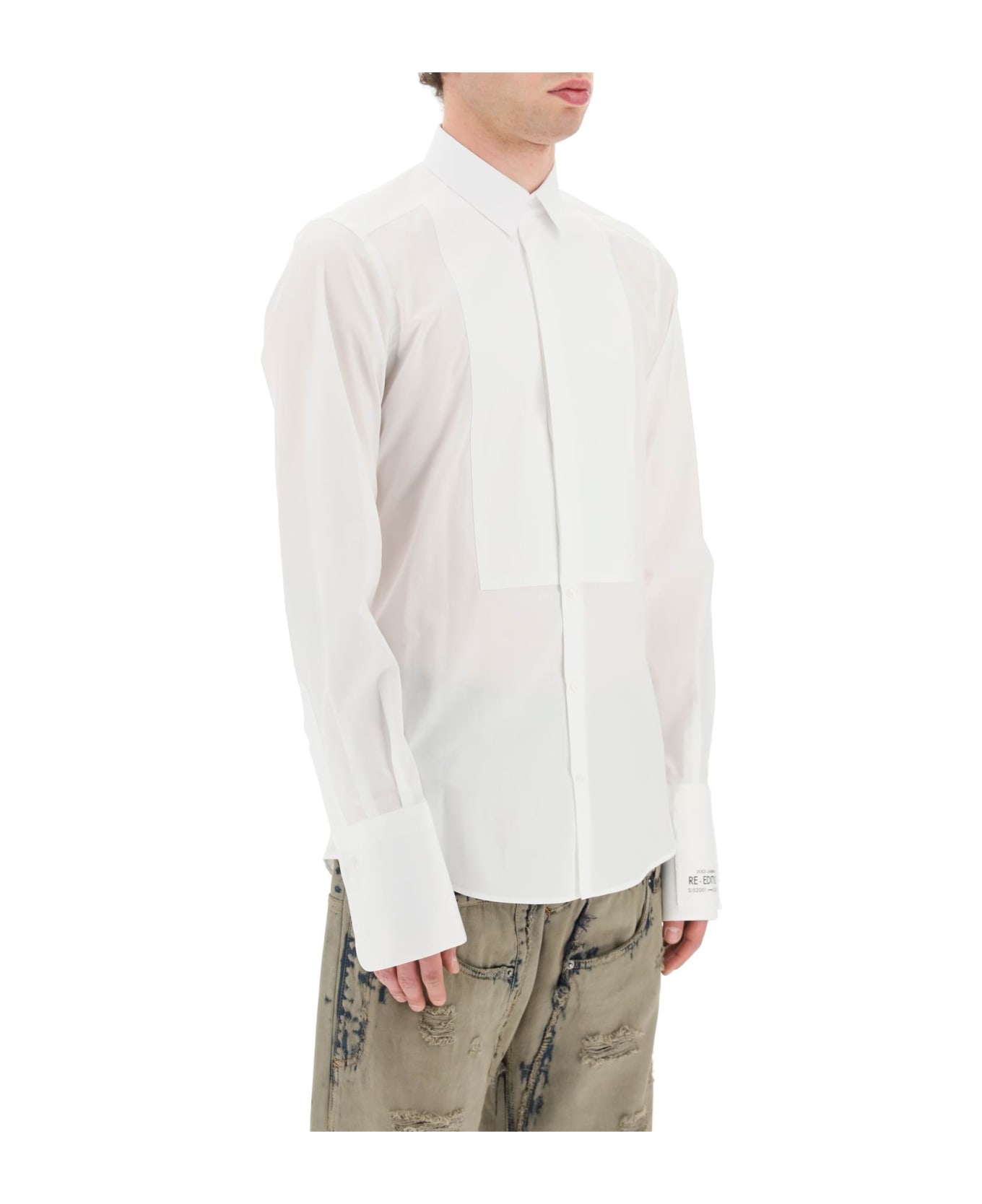 Dolce & Gabbana Tuxedo Shirt - White