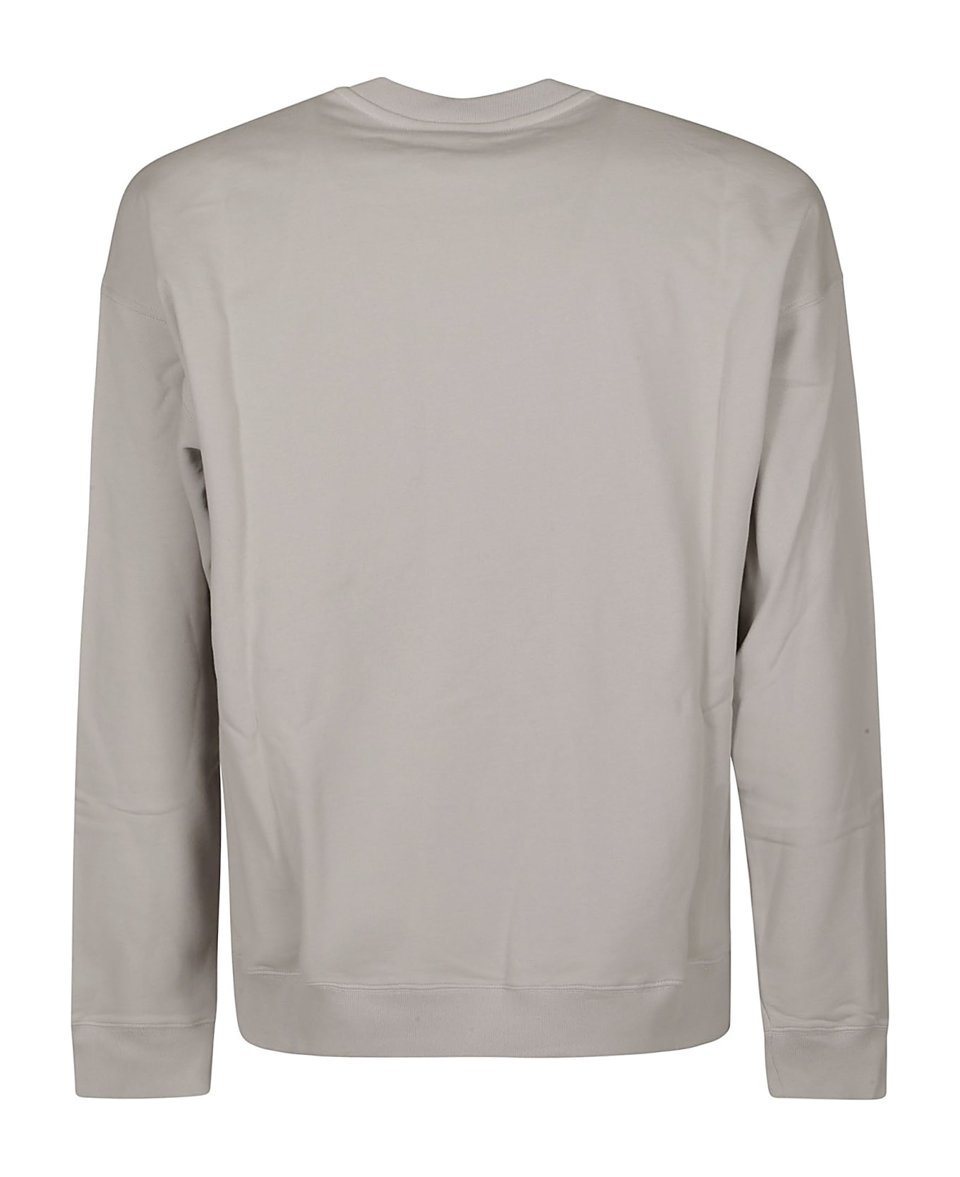 Moschino Logo Print Ribbed Sweatshirt - Grey