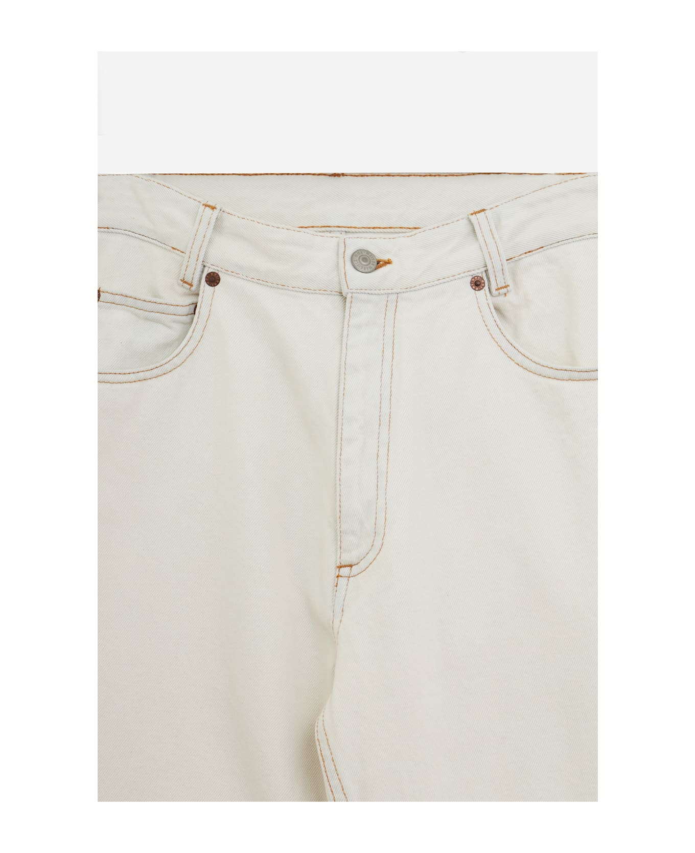 MM6 Maison Margiela 5 Pocket Jeans - cream