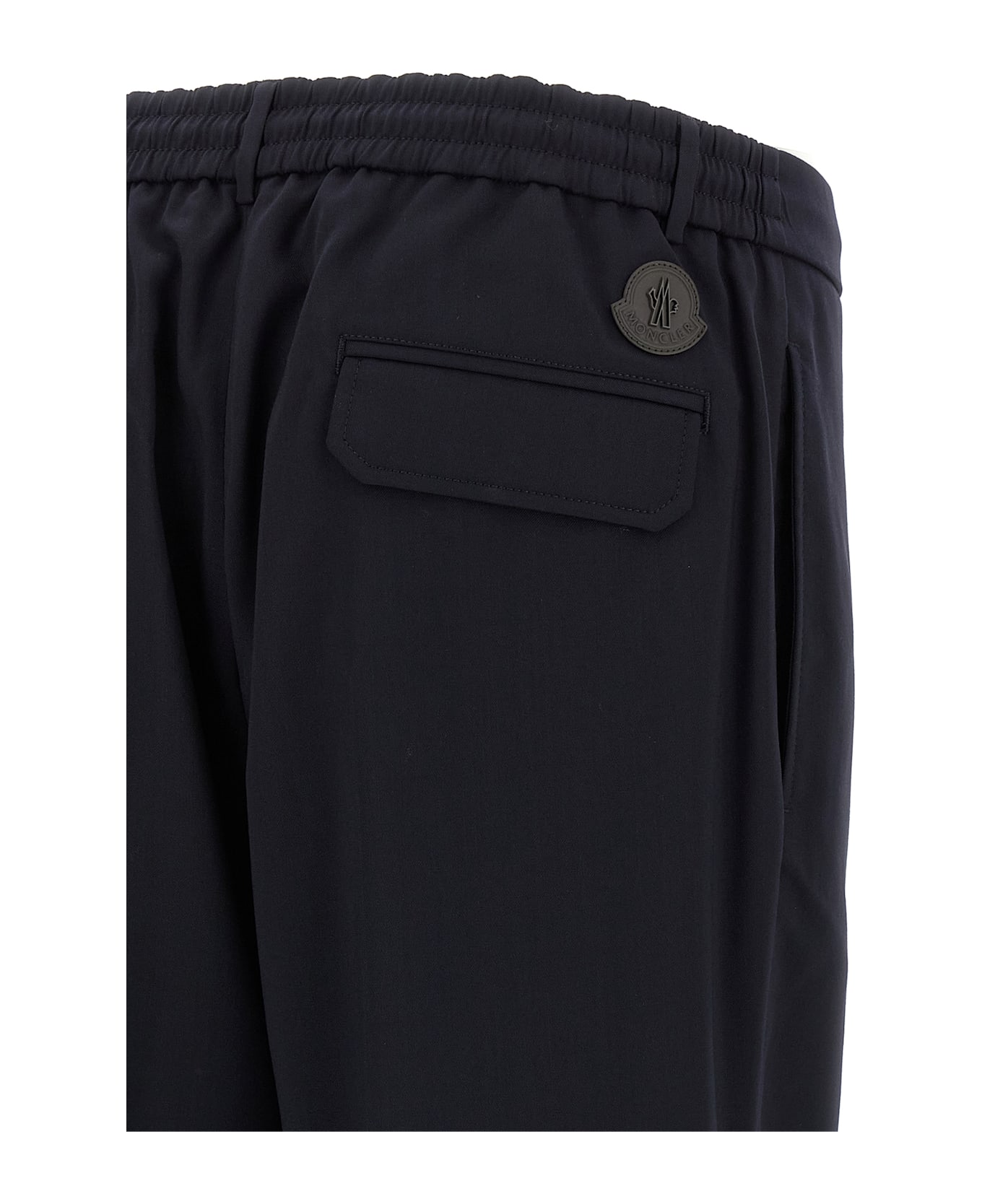 Moncler Wool Pants - Blue