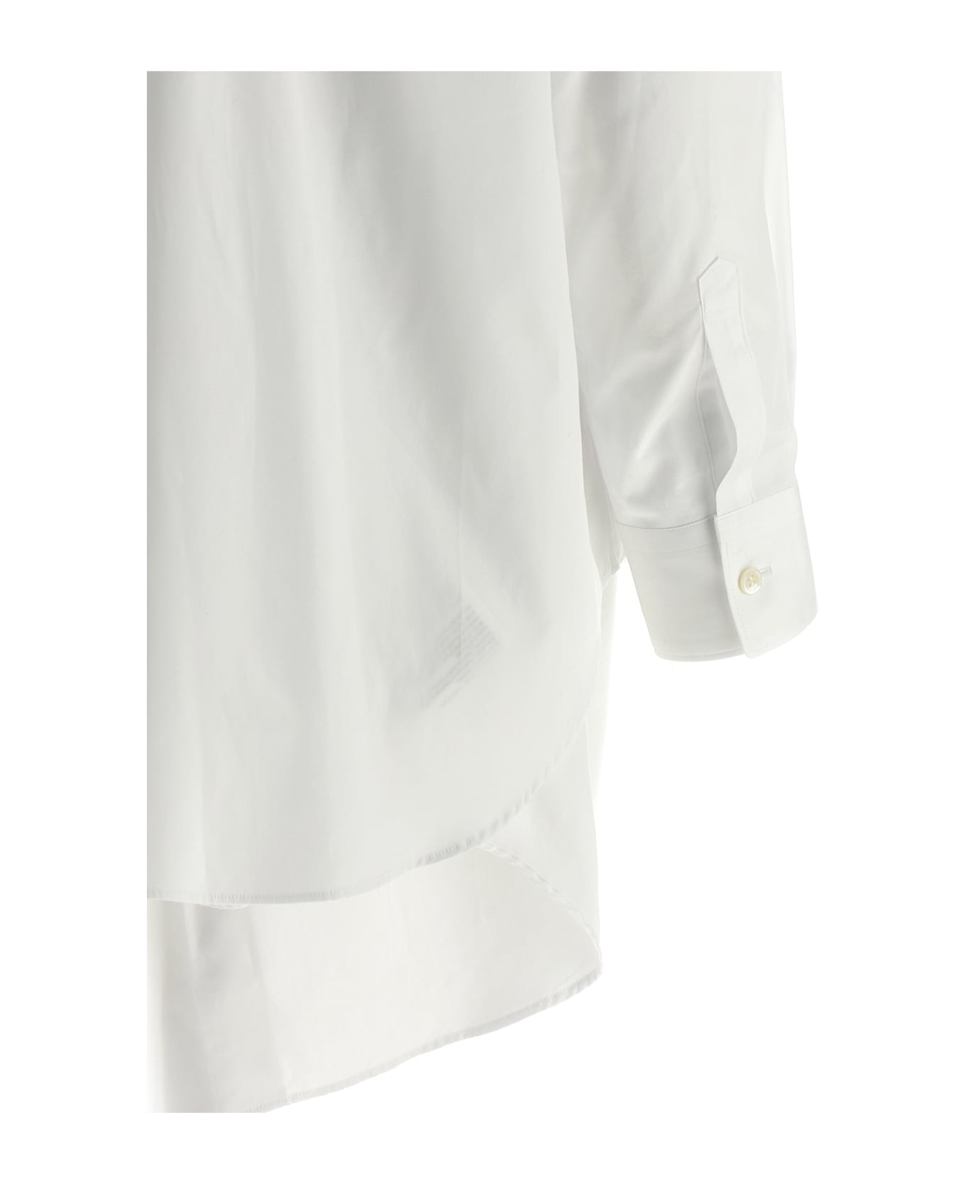 Comme des Garçons Asymmetric Hem Shirt - White