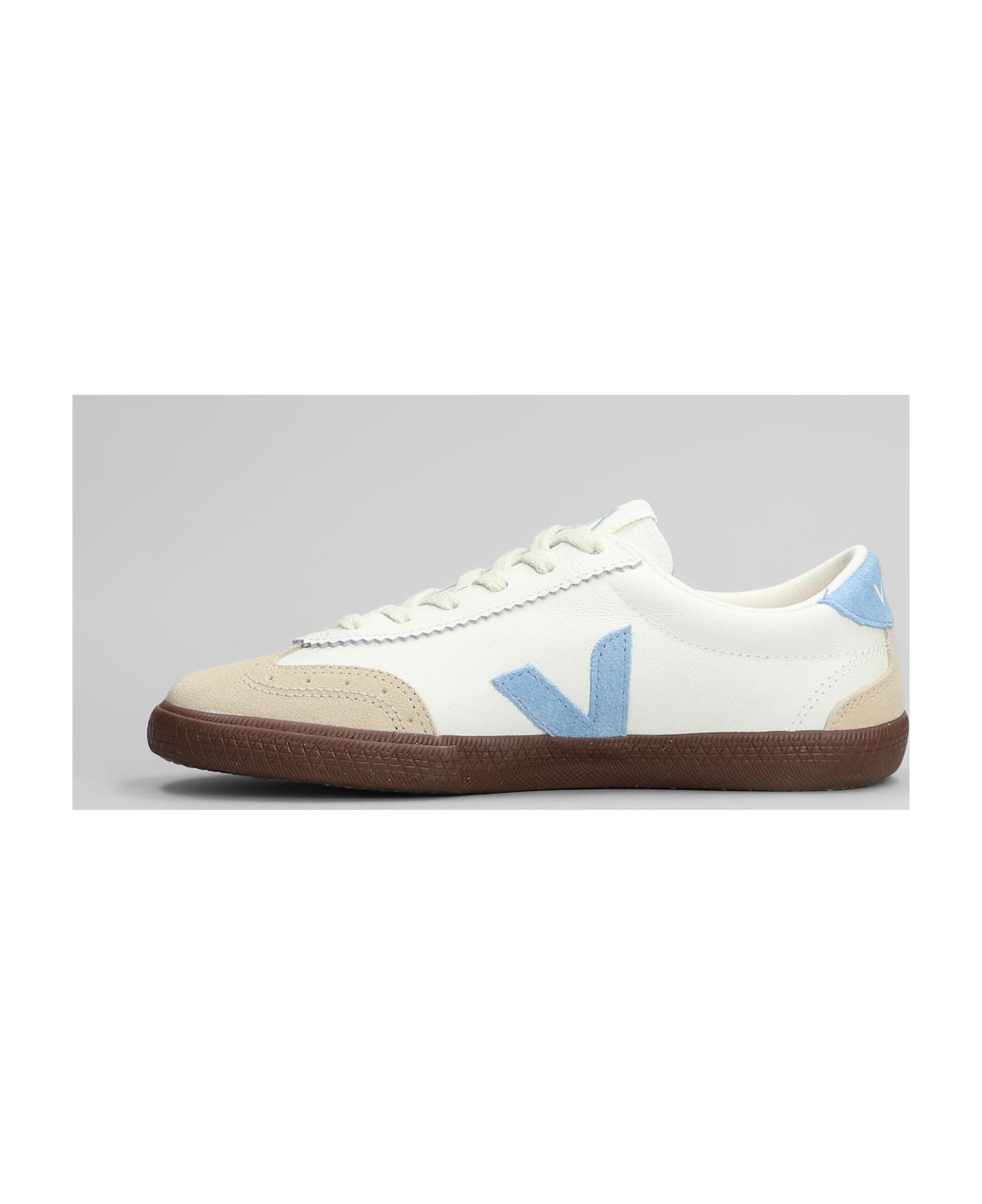 Veja Volley O.t Sneakers In White Leather - white