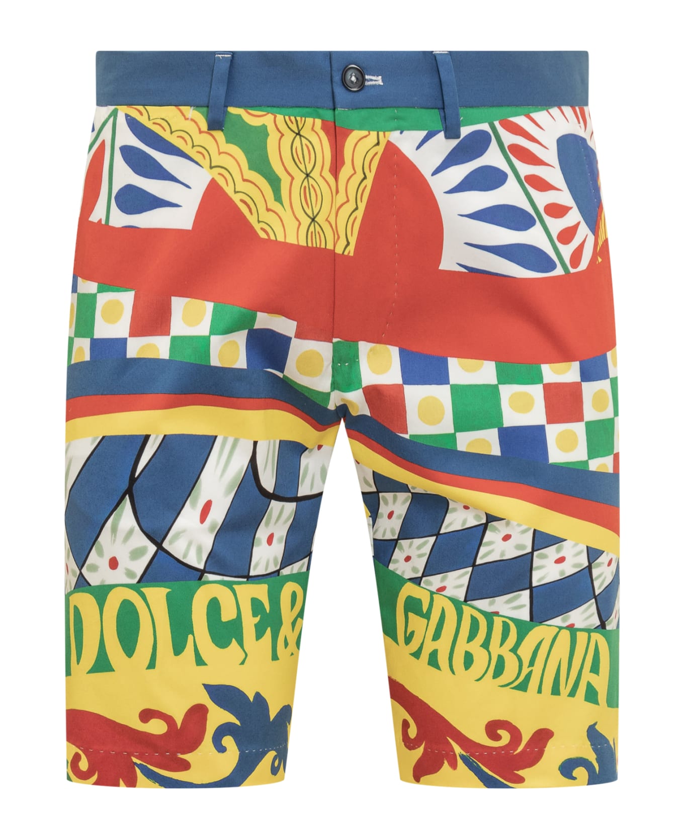Dolce & Gabbana 'carretto' Bermuda Shorts - CARRETTO