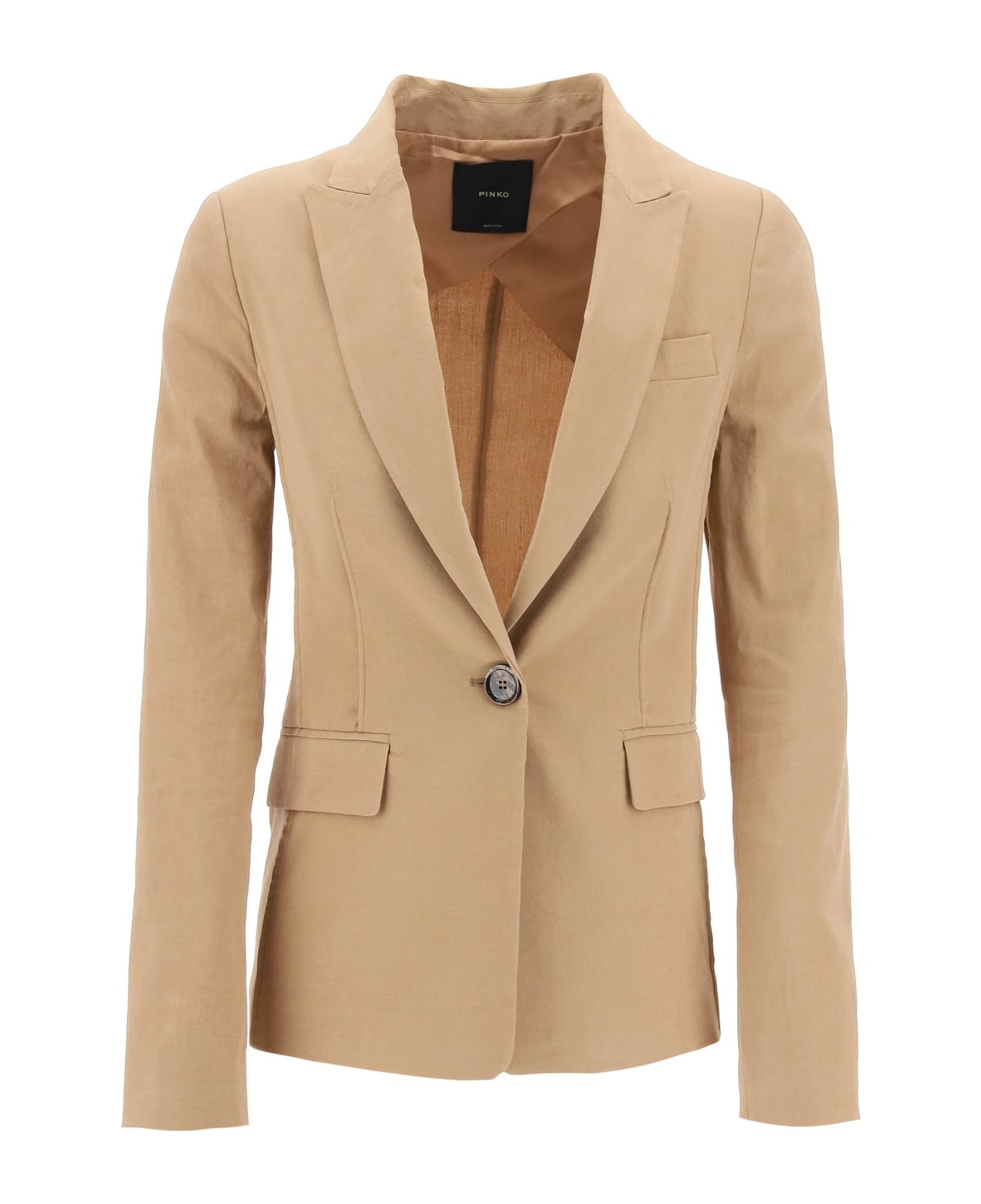 Pinko Ghera Blazer - Beige Bruno Fulvo