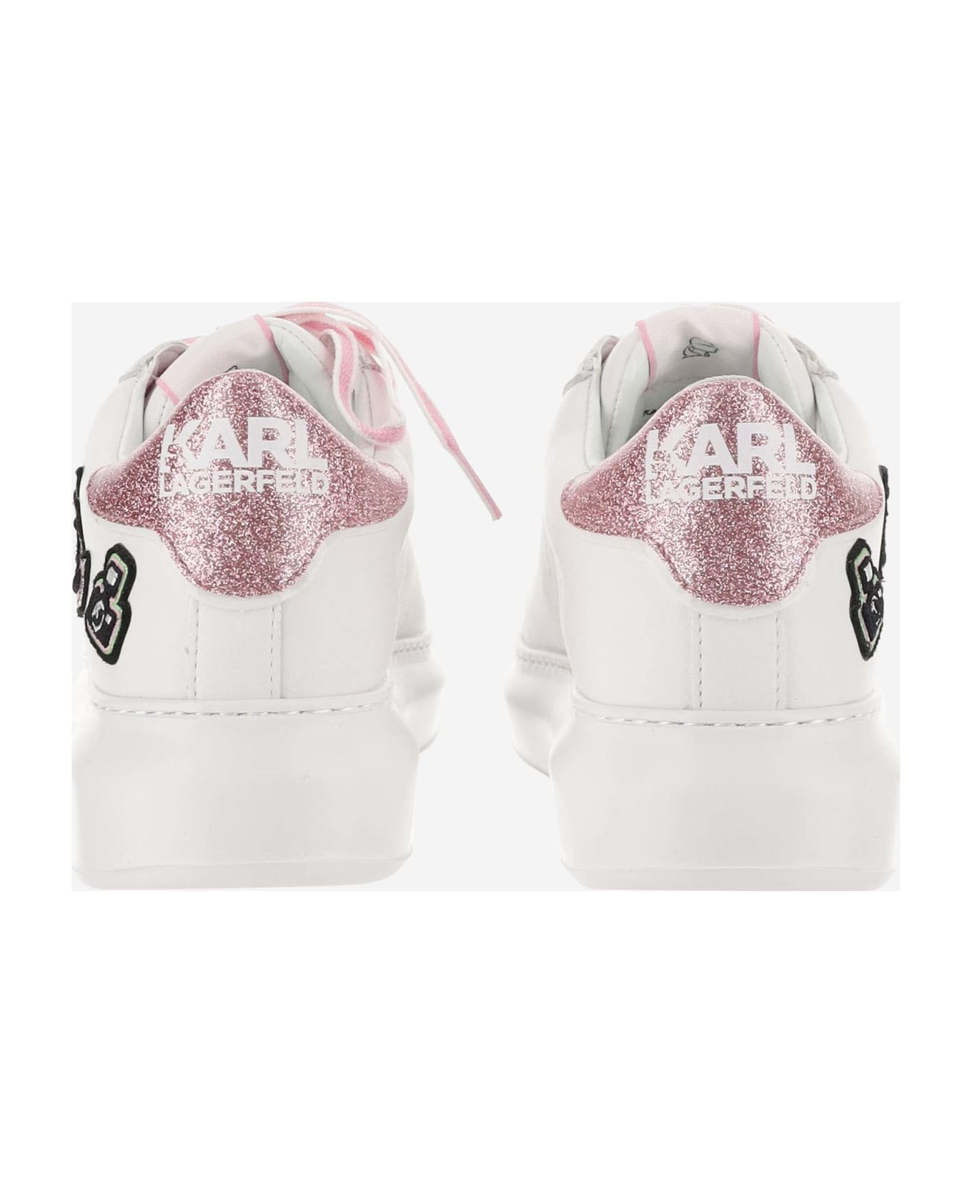Karl Lagerfeld Leather Sneaker K/ikonik - White