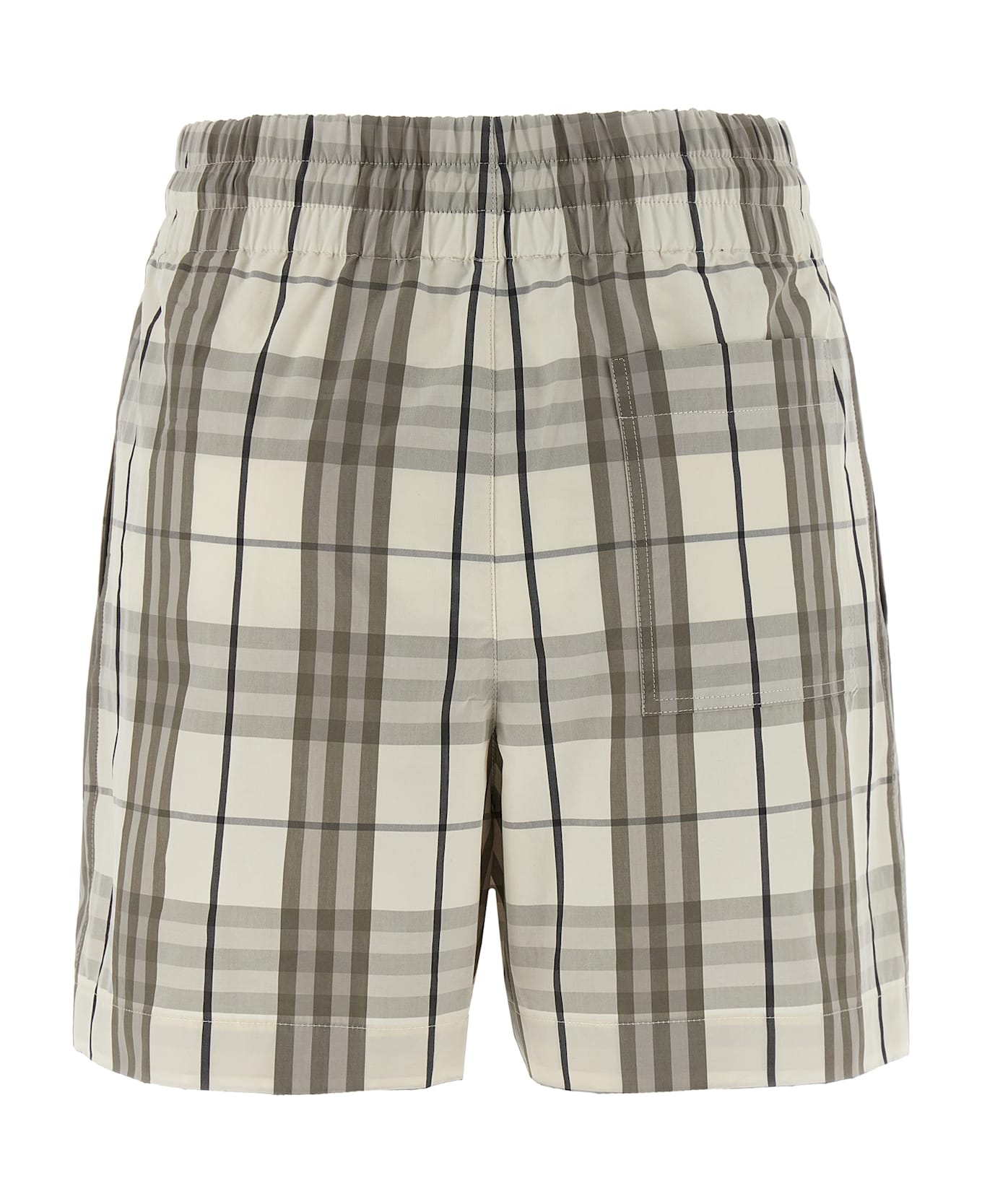 Burberry Check Bermuda Shorts - Gray