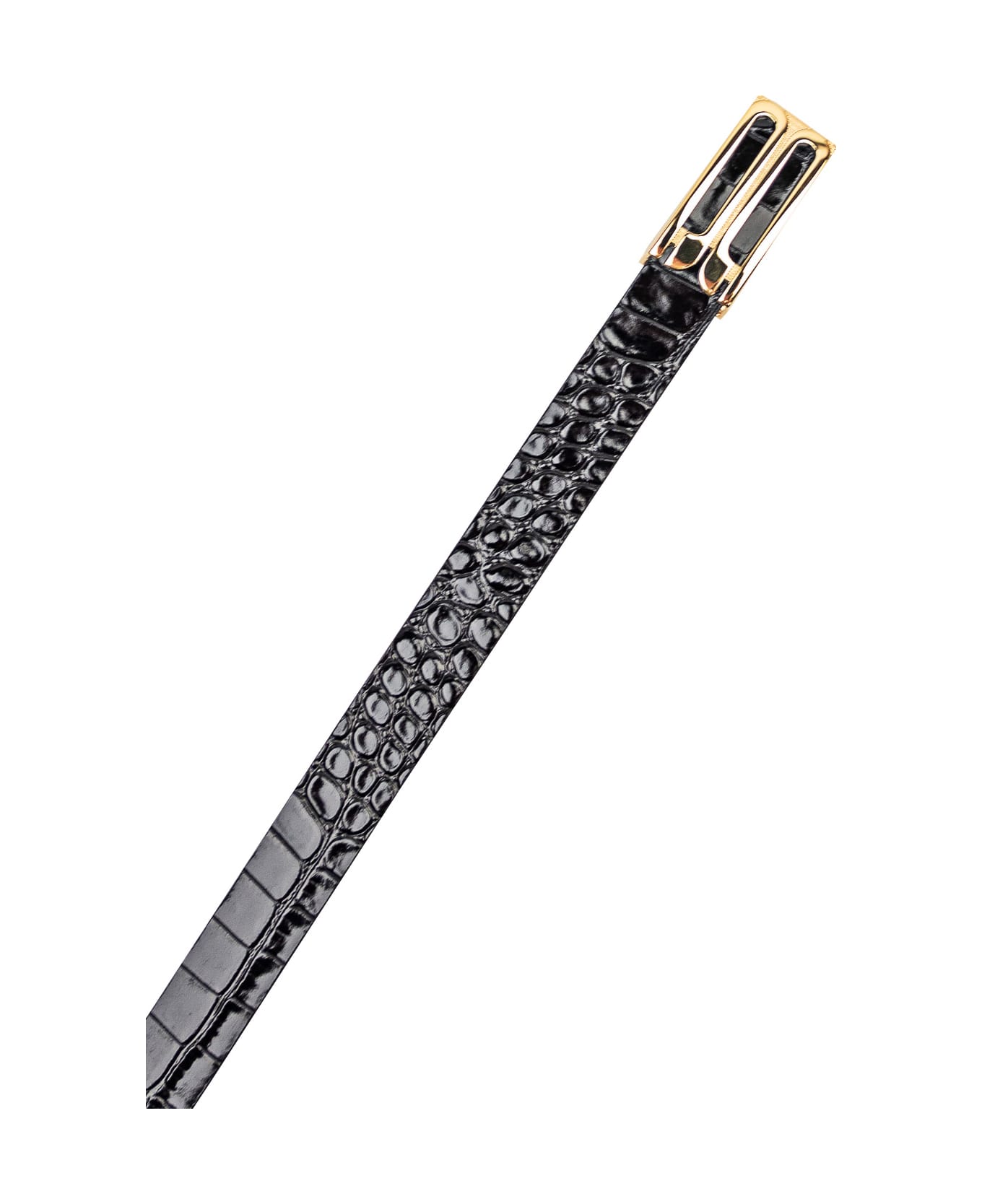 Victoria Beckham Belt With Logo - BLACK