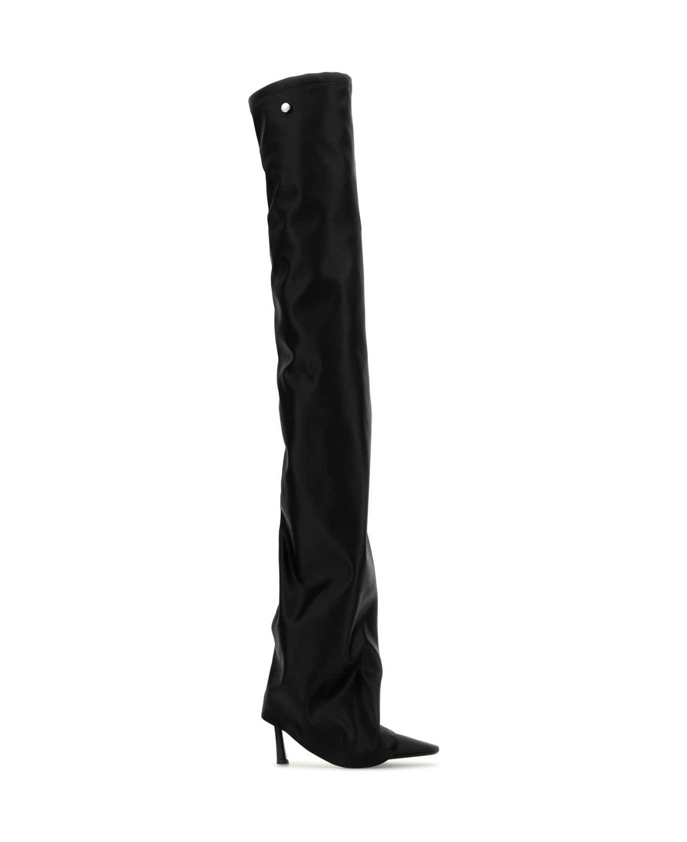 The Attico Robin Otk Thigh High Boots - BLACK