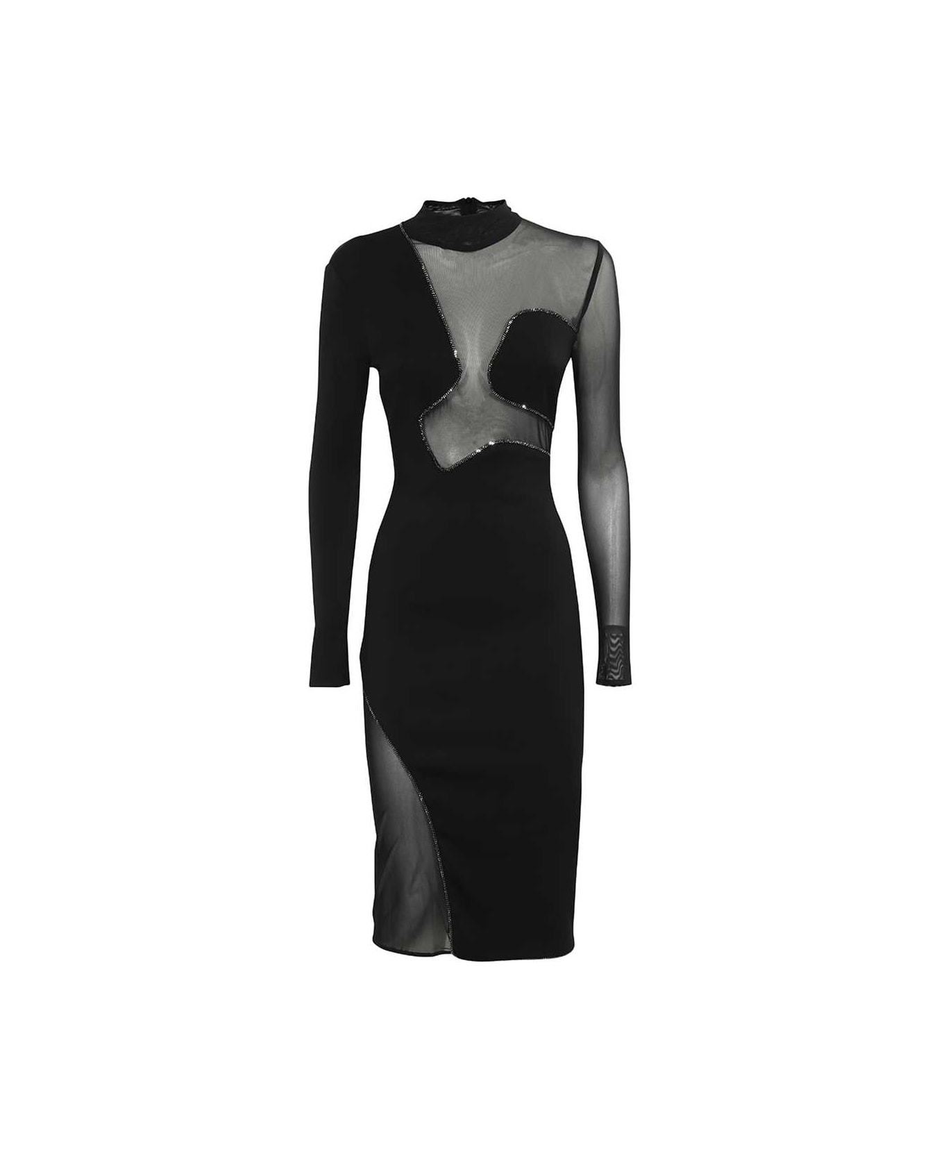 John Richmond Long Sleeves Dress - black