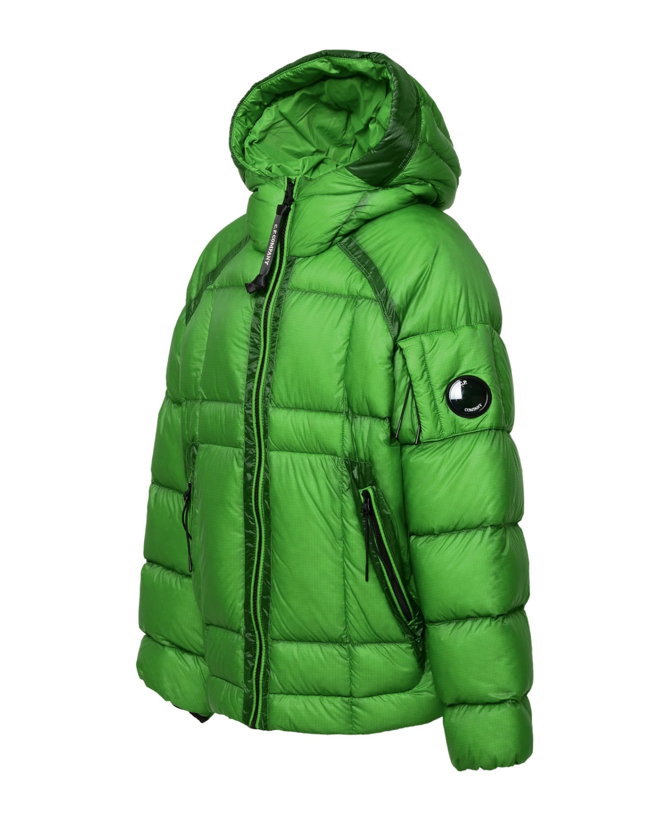 C.P. Company Green Polyamide Jacket - Green コート＆ジャケット
