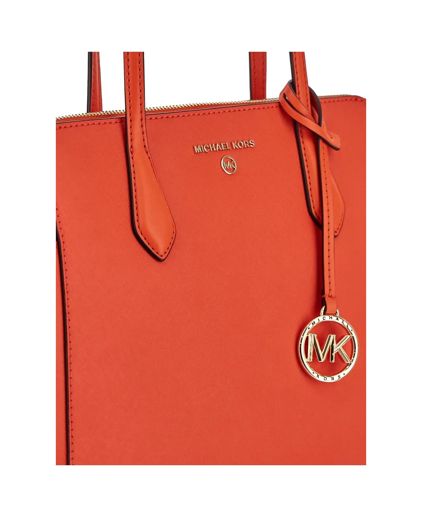 MICHAEL Michael Kors Marilyn Medium Saffiano Leather Bag - Arancio