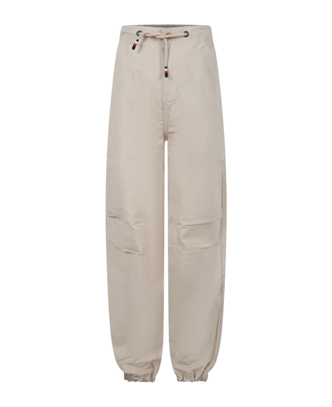 Tommy Hilfiger Beige Trousers For Boy With Logo - Beige