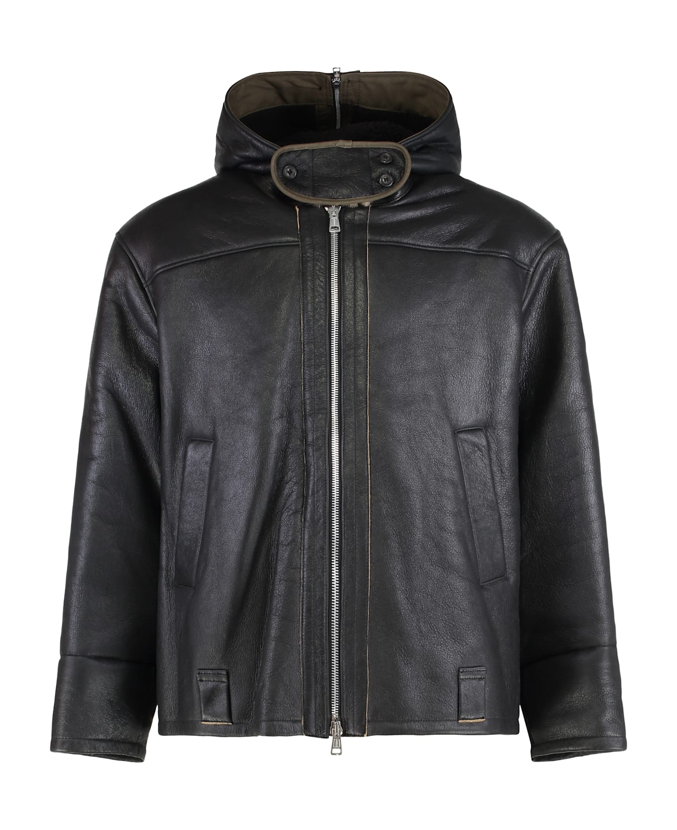 Our Legacy Blizzard Jacket In Sheepskin - black