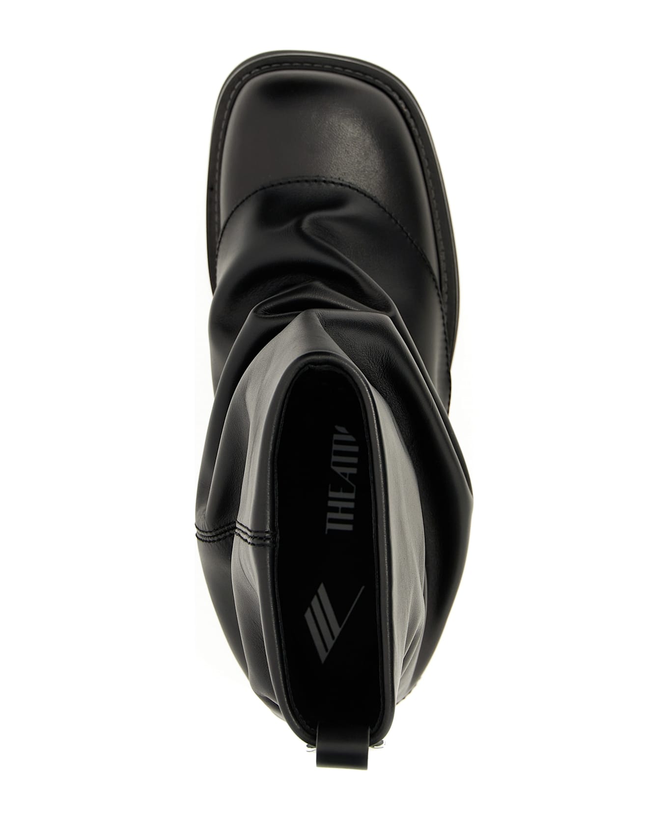 The Attico 'mini Robin Combat' Ankle Boots - Black  
