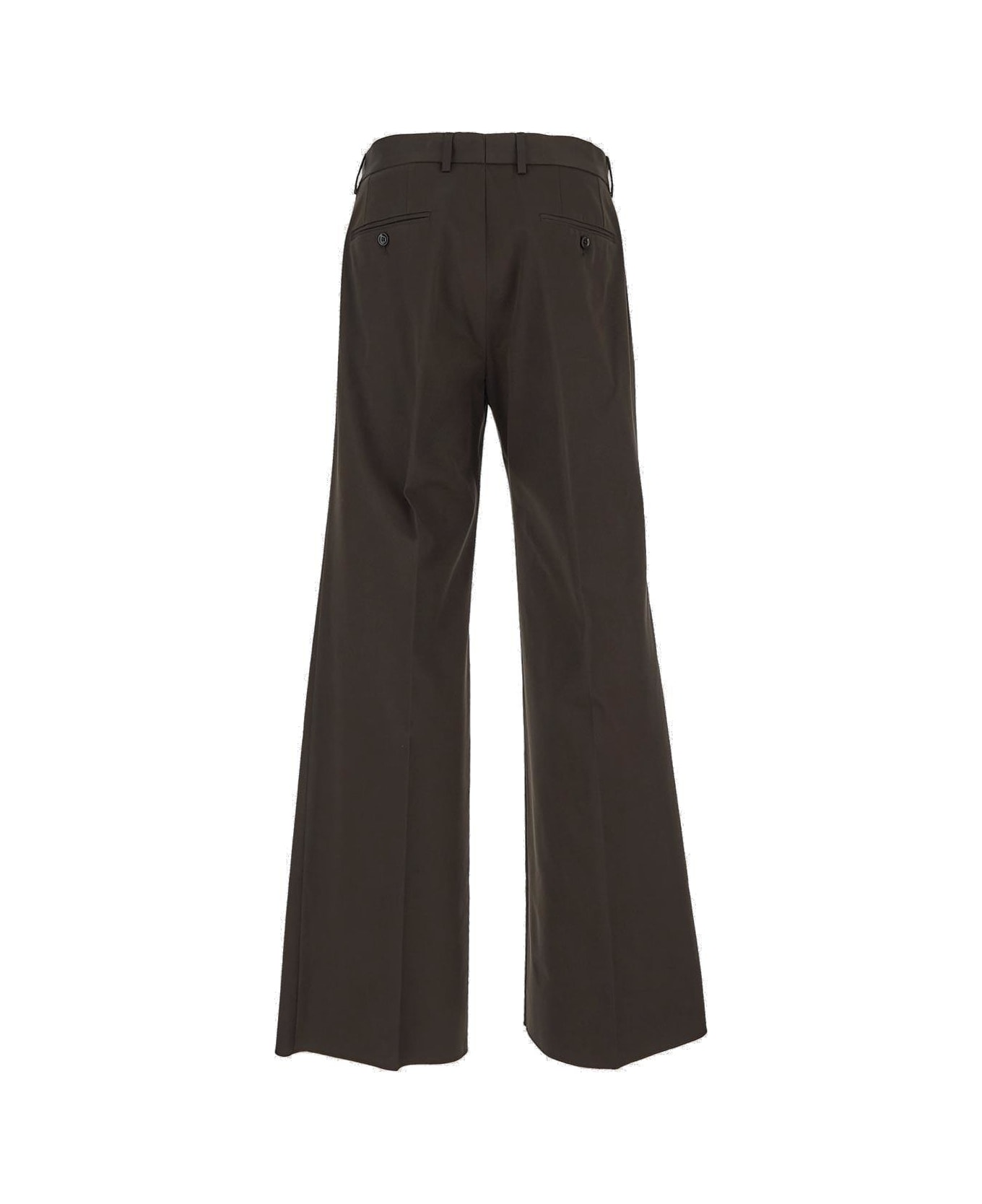 Dolce & Gabbana Wide Leg Tailored Pants - BROWN