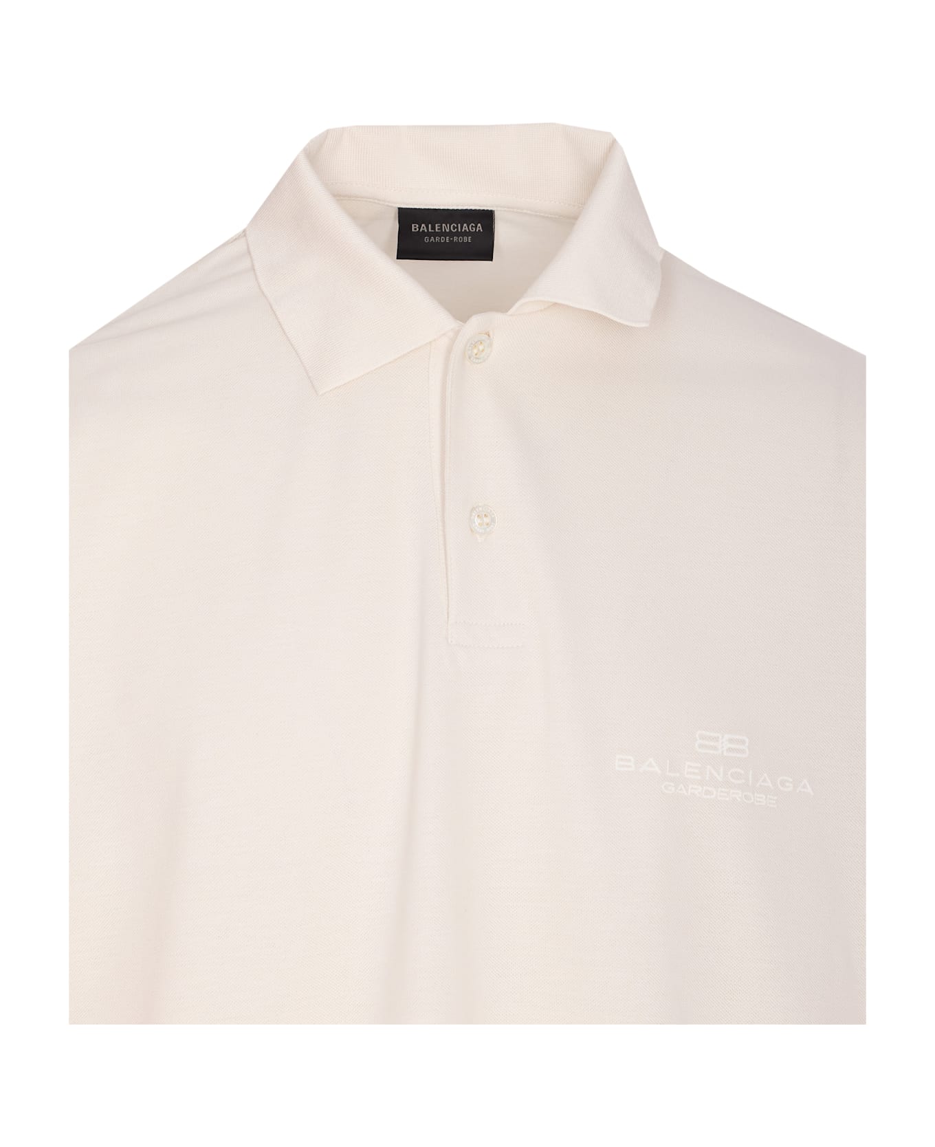 Balenciaga Intertwined Logo Polo - White ポロシャツ
