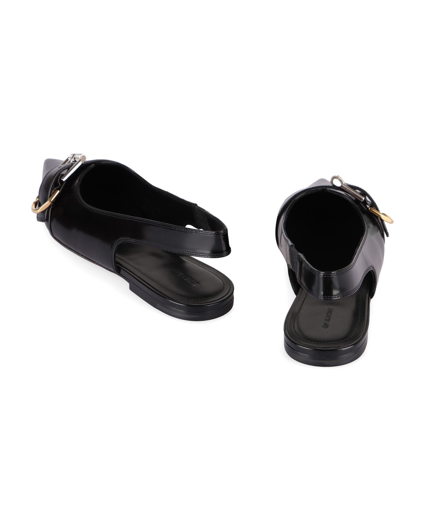 Givenchy Voyou Leather Slingback Pumps - black