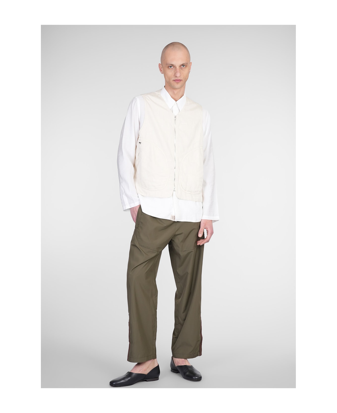 Ranra Mill Vest In Beige Viscose - beige