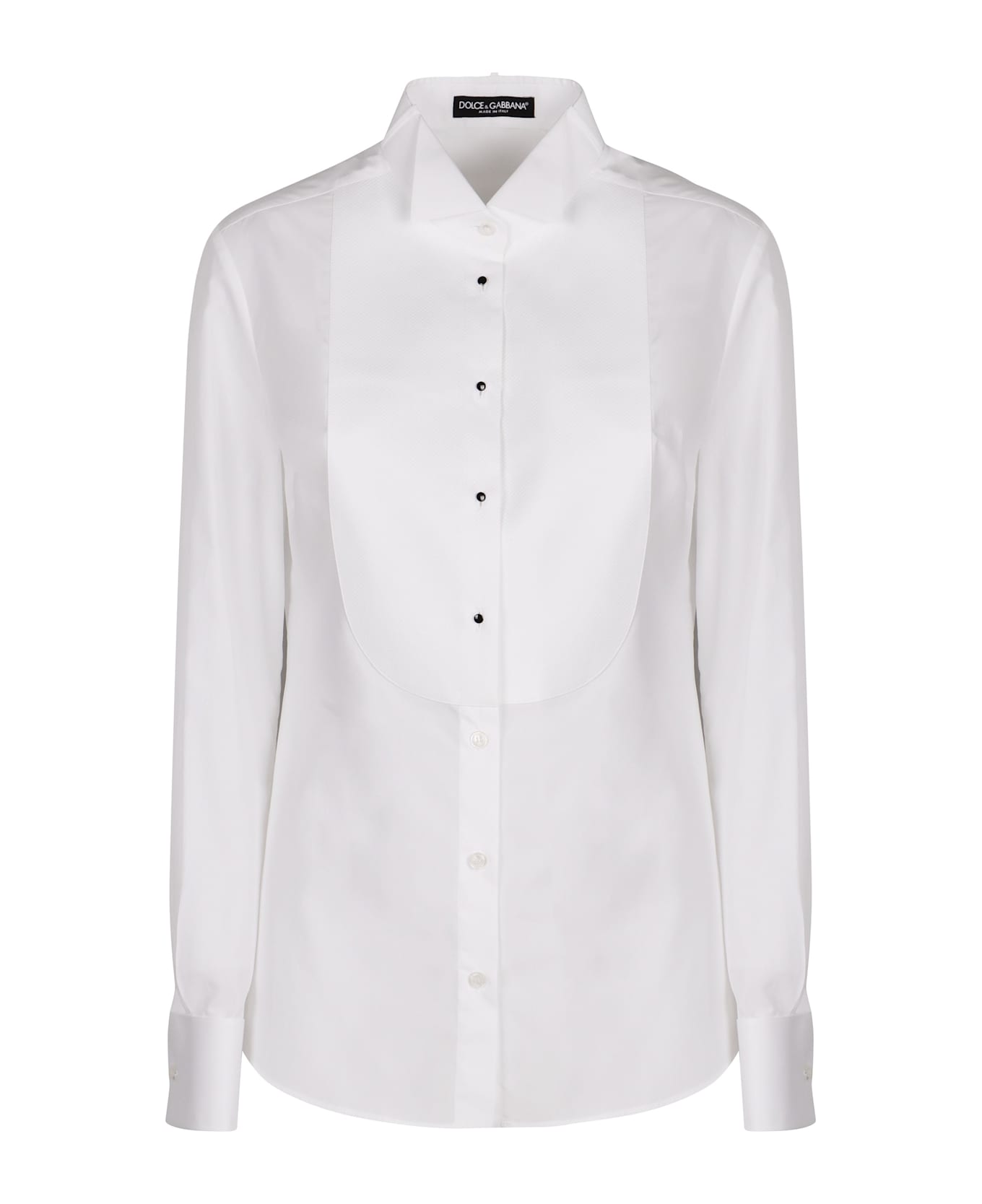 Dolce & Gabbana Cotton Poplin Shirt - White