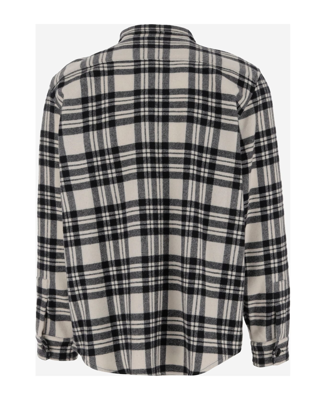 Woolrich Cashmere Shirt With Check Pattern By Todd Snyder - Red