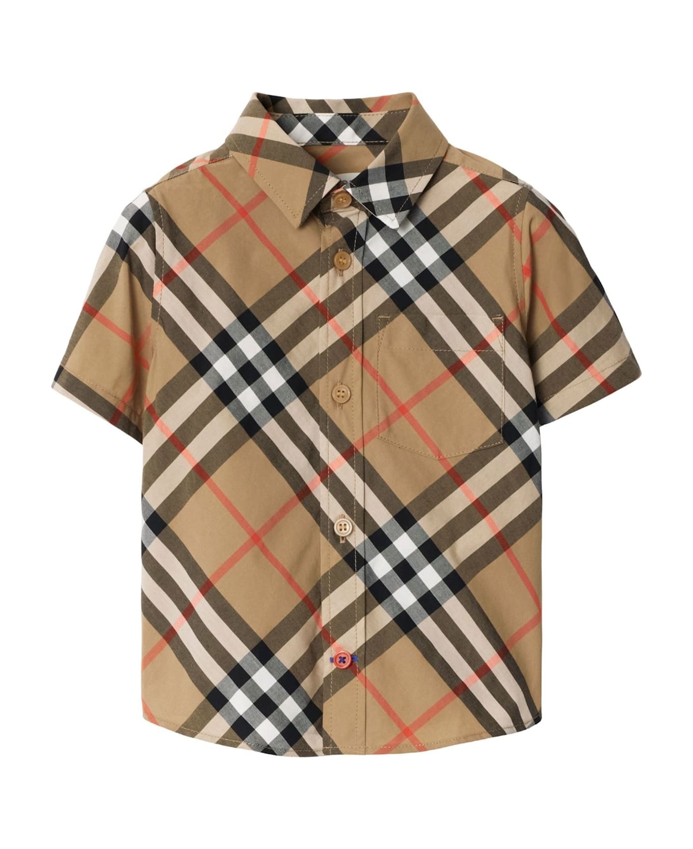 Burberry Kids Shirts Brown - Brown