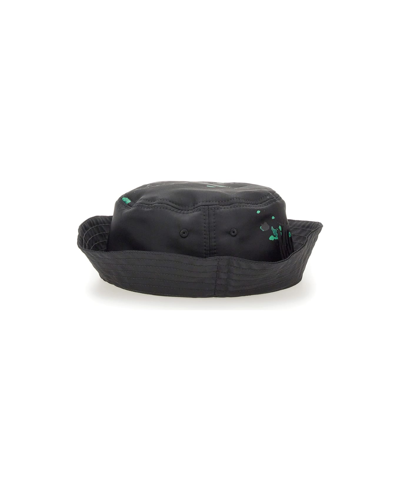 Moschino Bucket Hat With Logo - BLACK