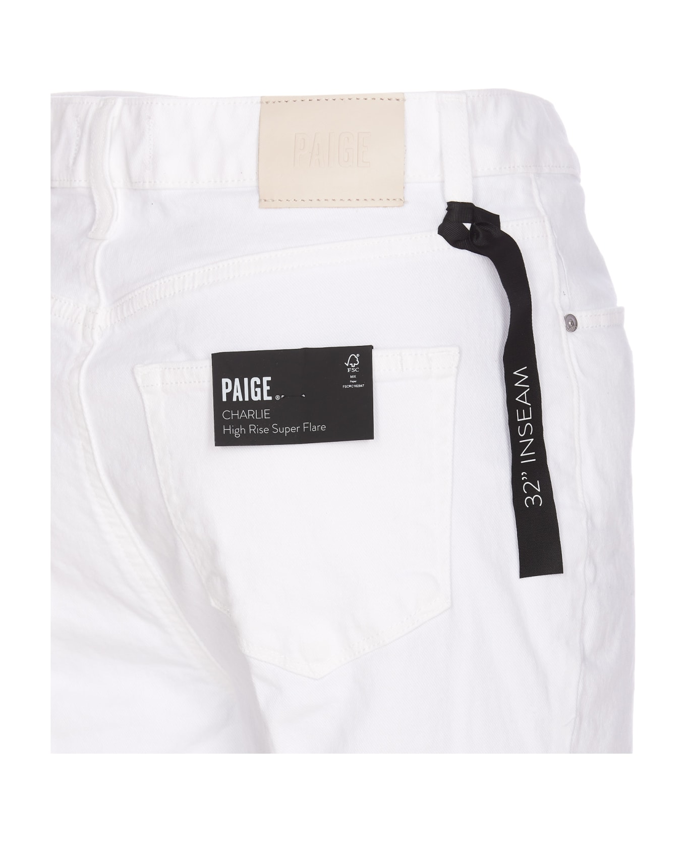 Paige Charlie Denim Jeans - White