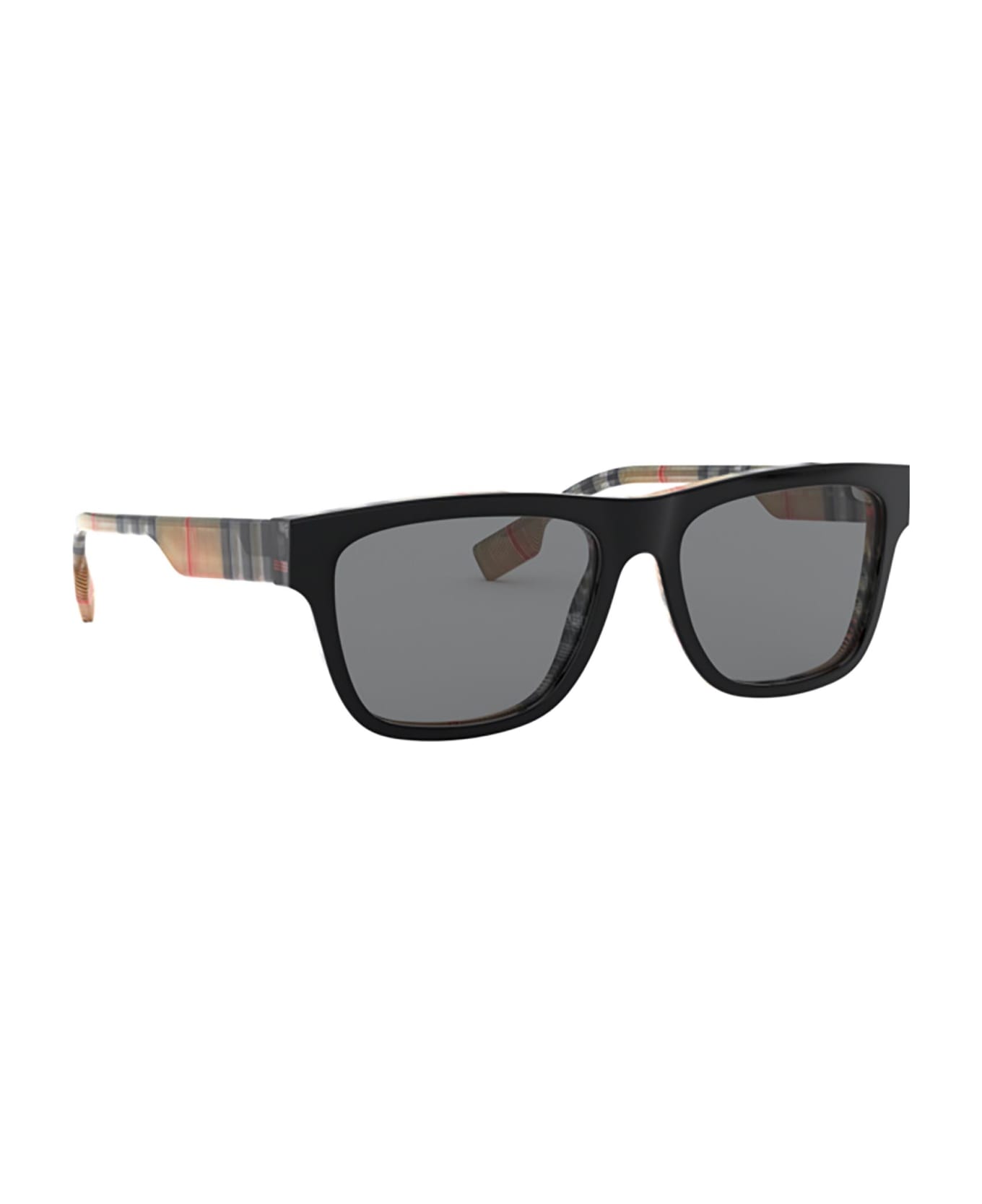Burberry Eyewear Be4293 Top Black On Vintage Check Sunglasses - Top Black on Vintage Check