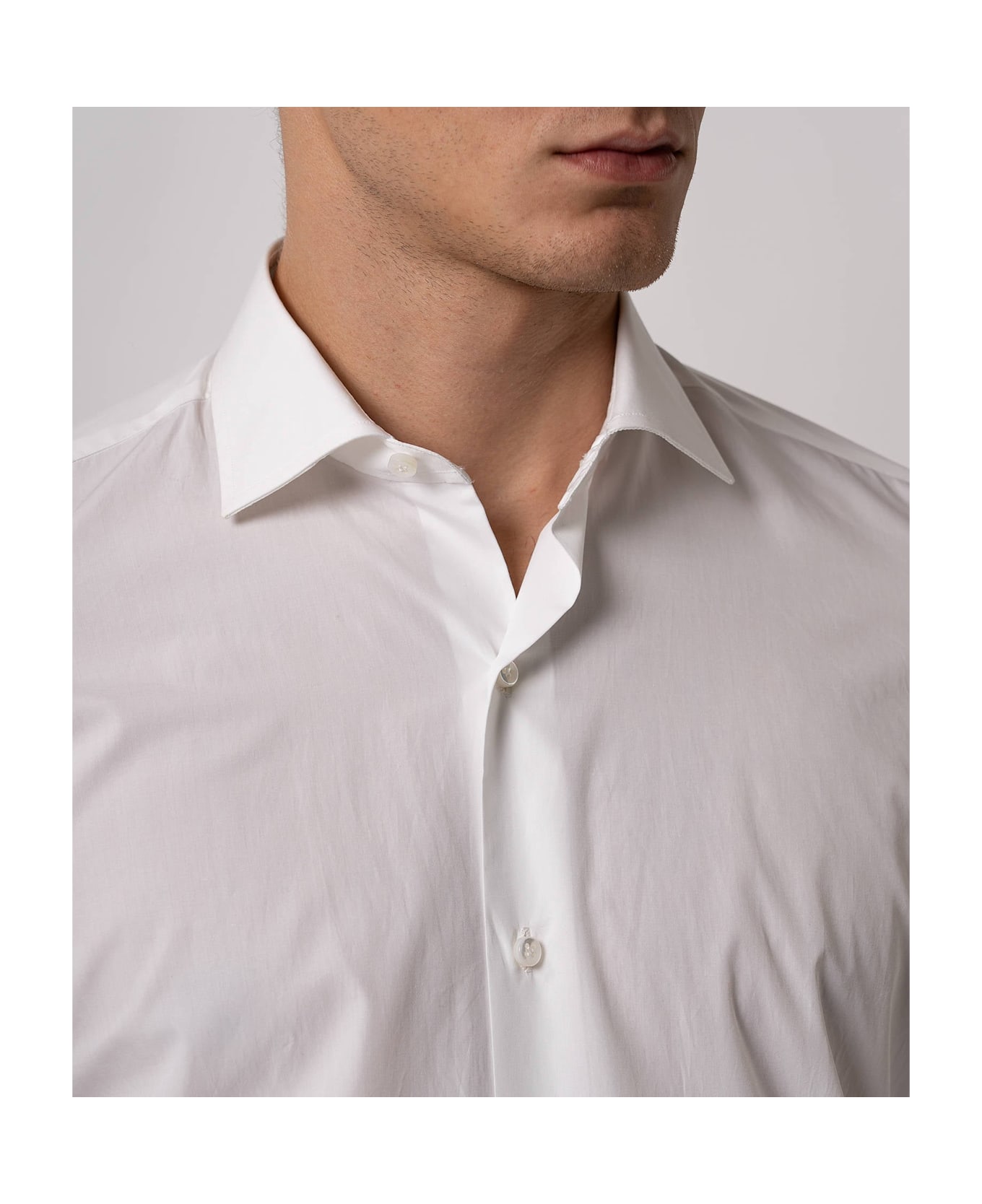 Larusmiani Handmade Shirt Mayfair Shirt - White