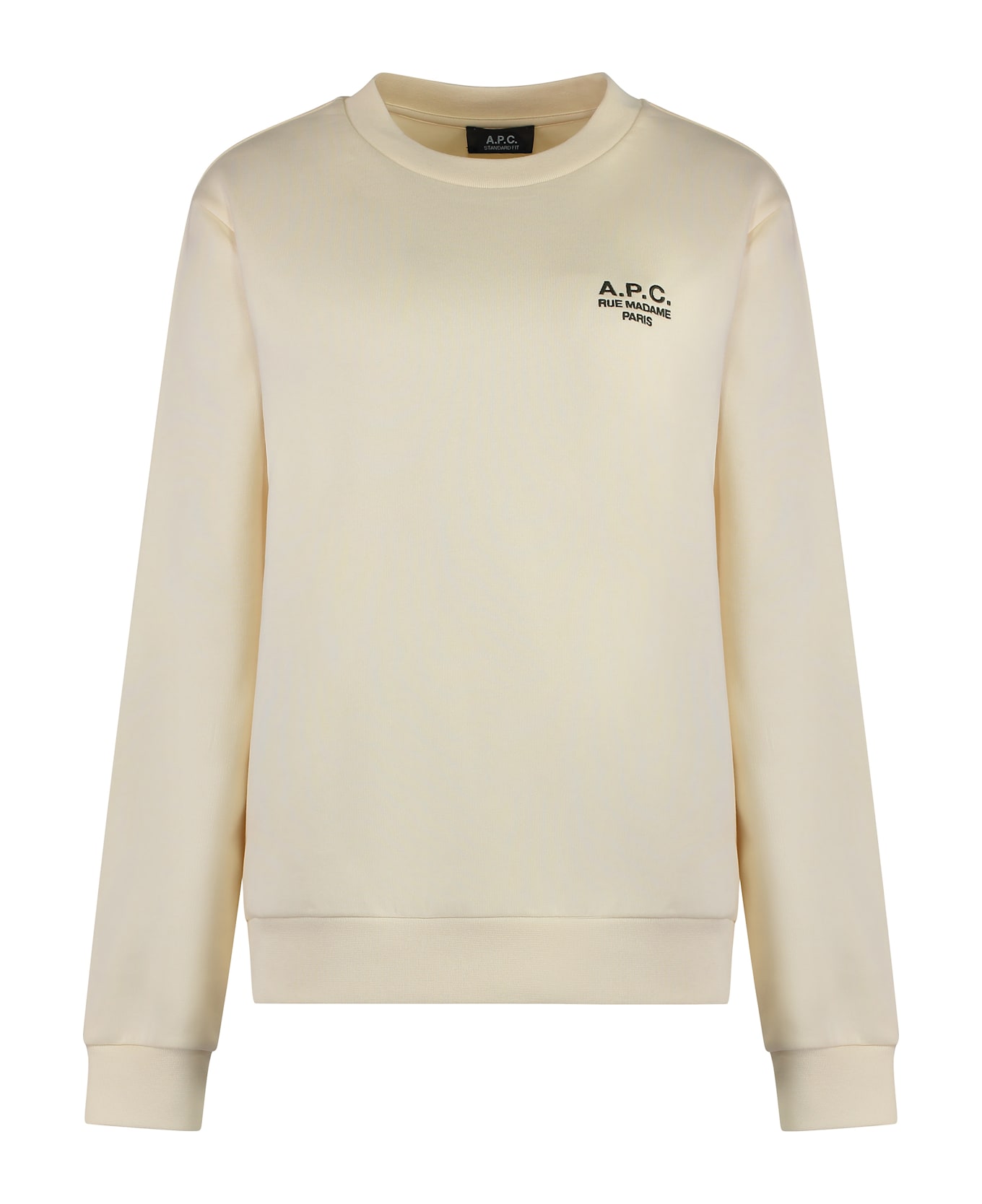 A.P.C. Standard Rue Madame Cotton Sweatshirt - panna
