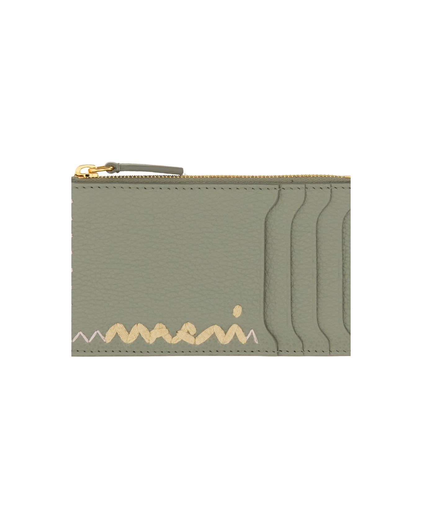 Marni Card Holder "symbol" - GREEN