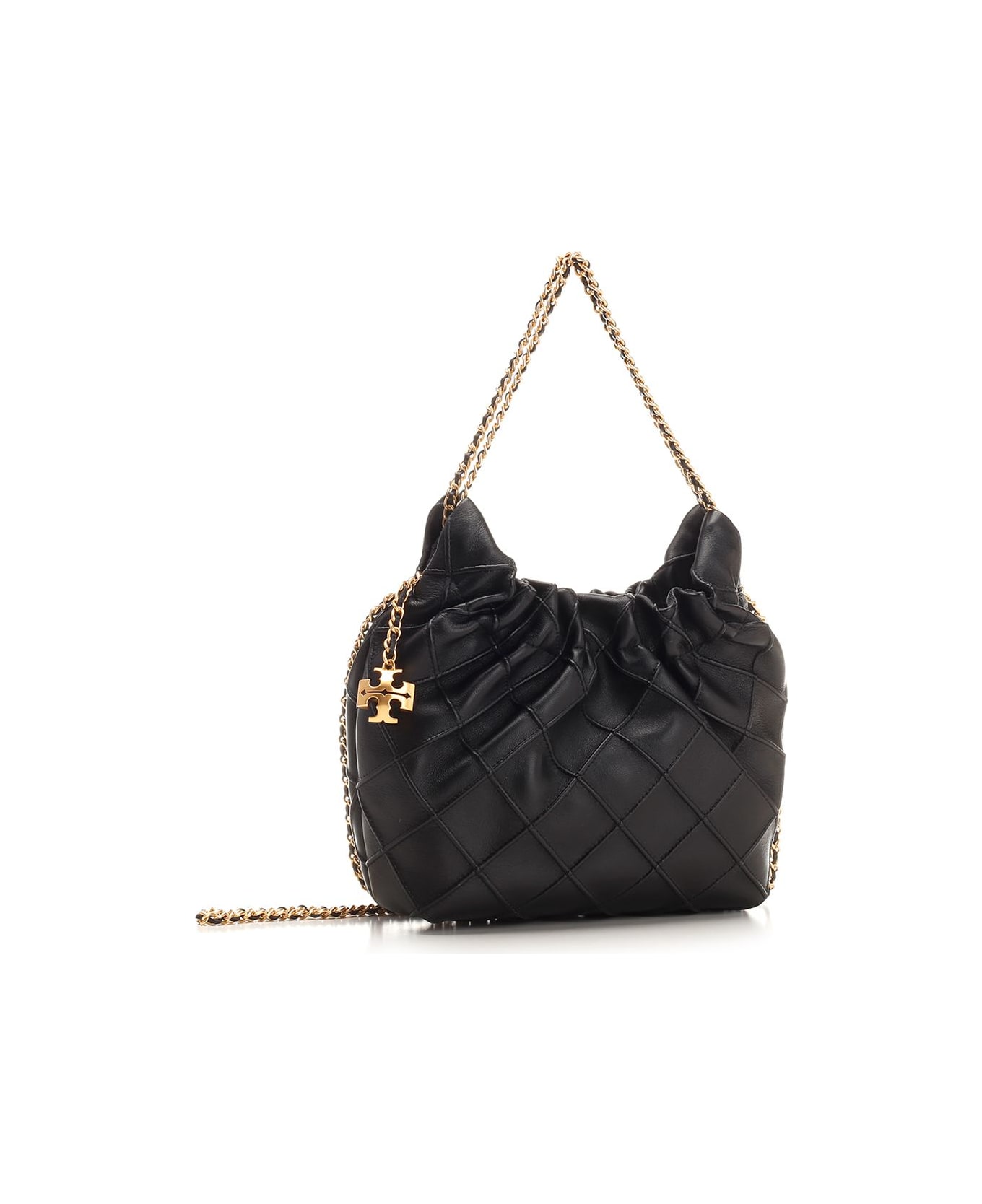 Tory Burch Fleming Drawstring Bag - Black