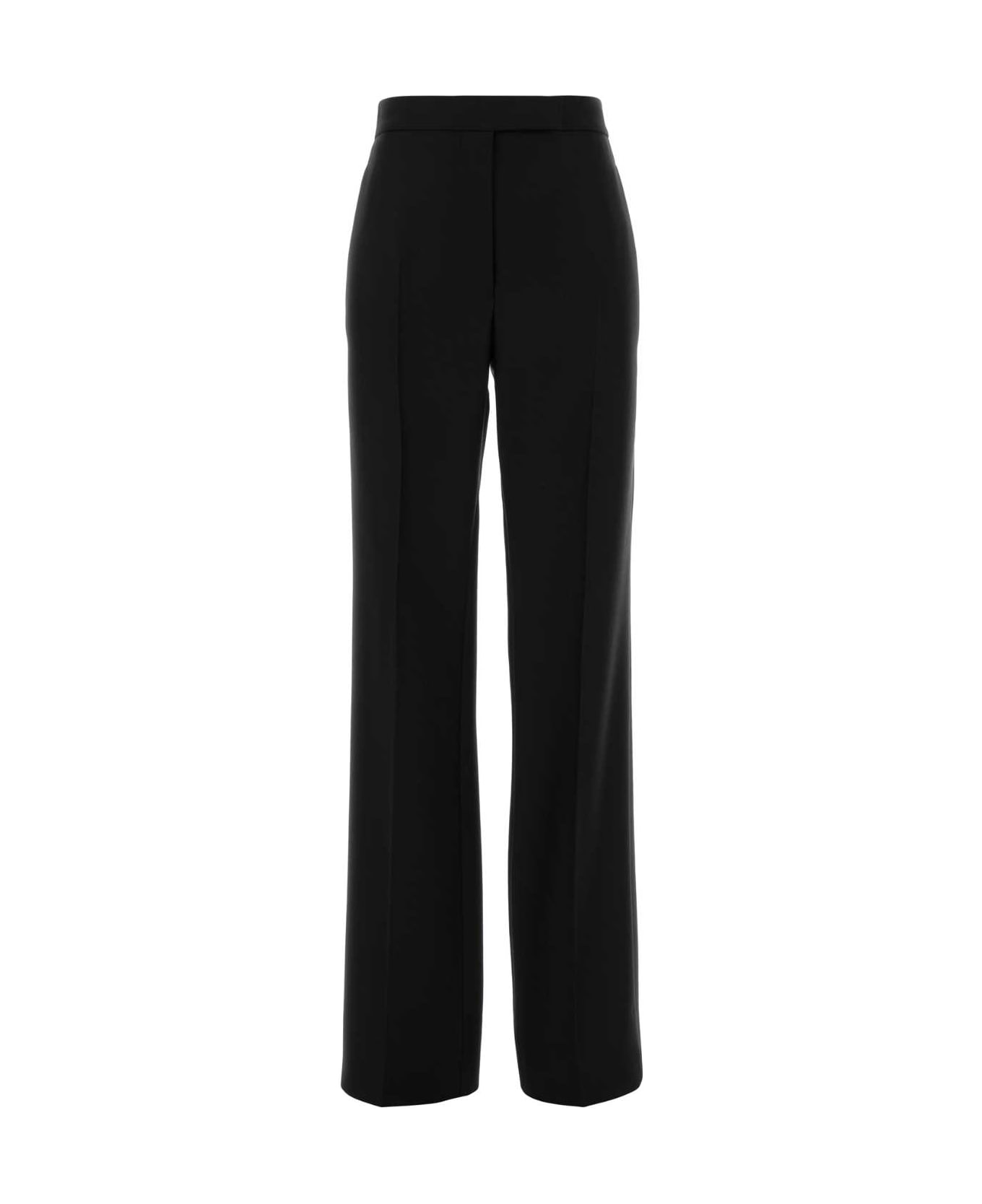 Tom Ford Black Wool Blend Pant - BLACK