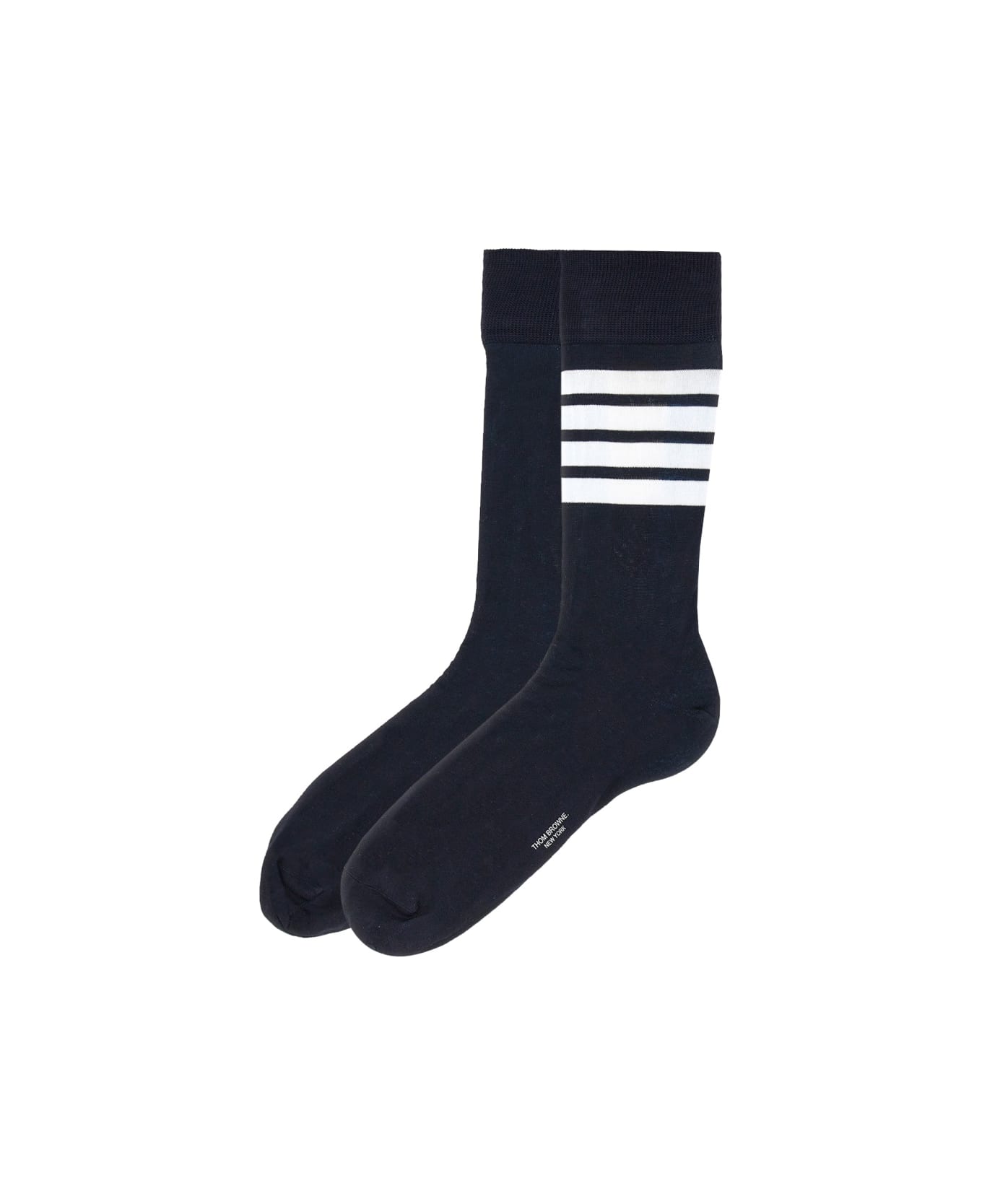 Thom Browne 4bar Socks. - Blue