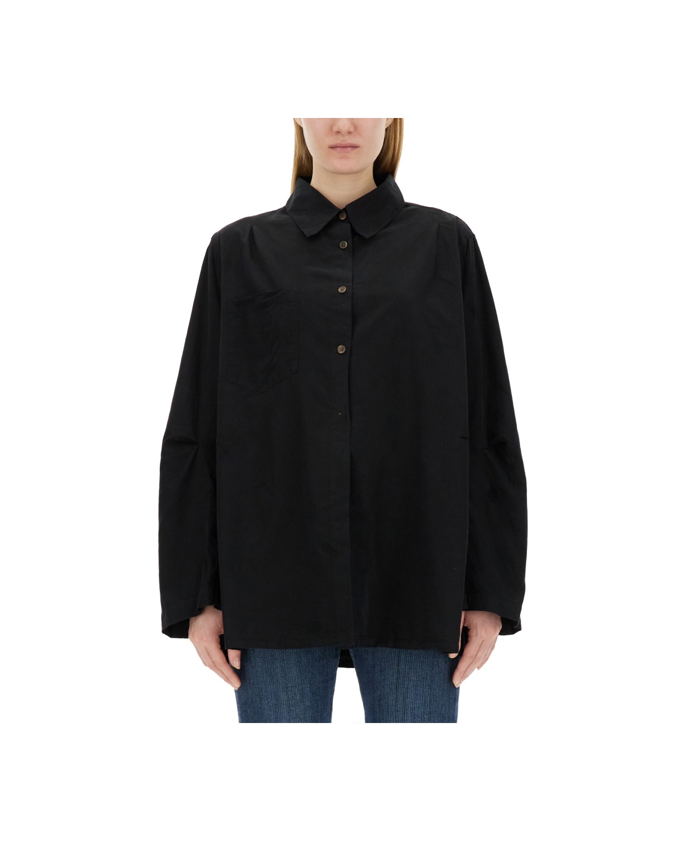 Our Legacy Oversize Fit Shirt - BLACK