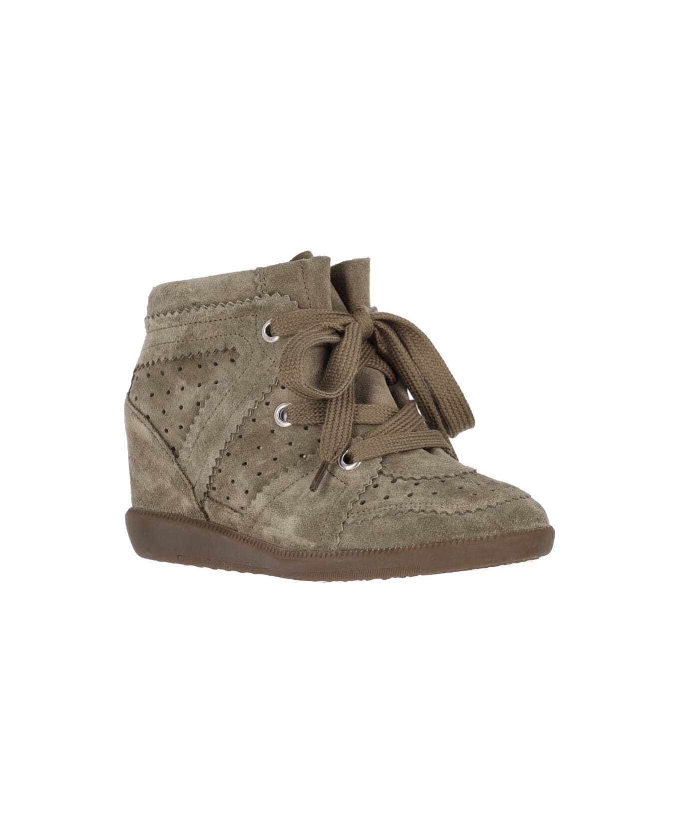 Isabel Marant 
bobbie
 Wedge Sneakers - Beige