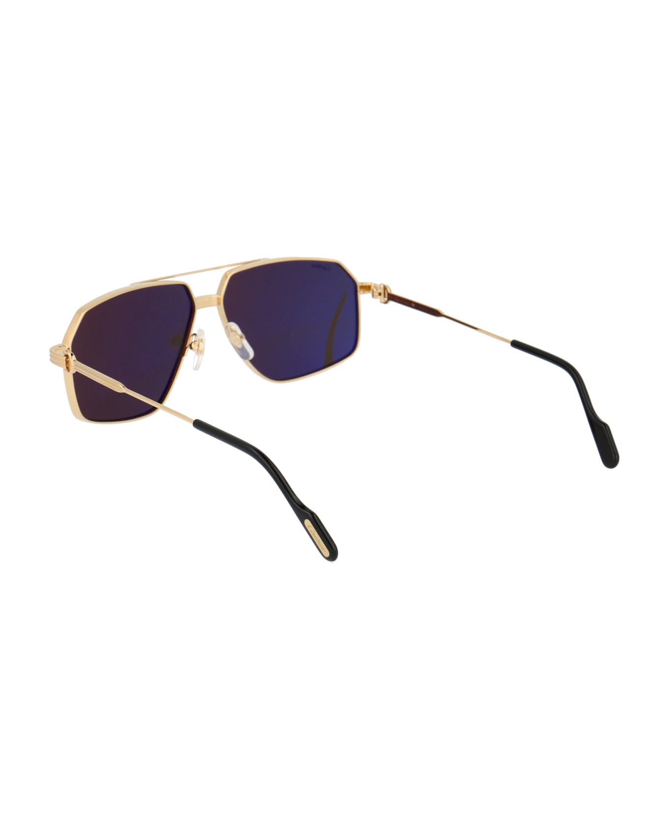 Cartier Eyewear Ct0270s Sunglasses - 001 GOLD GOLD GREY