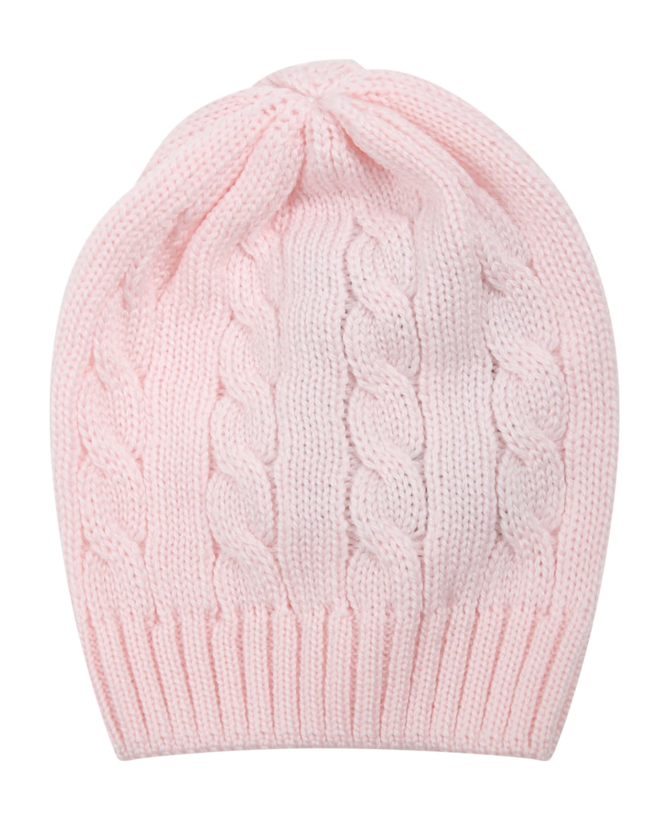 Little Bear Pink Hat For Baby Girl - Pink
