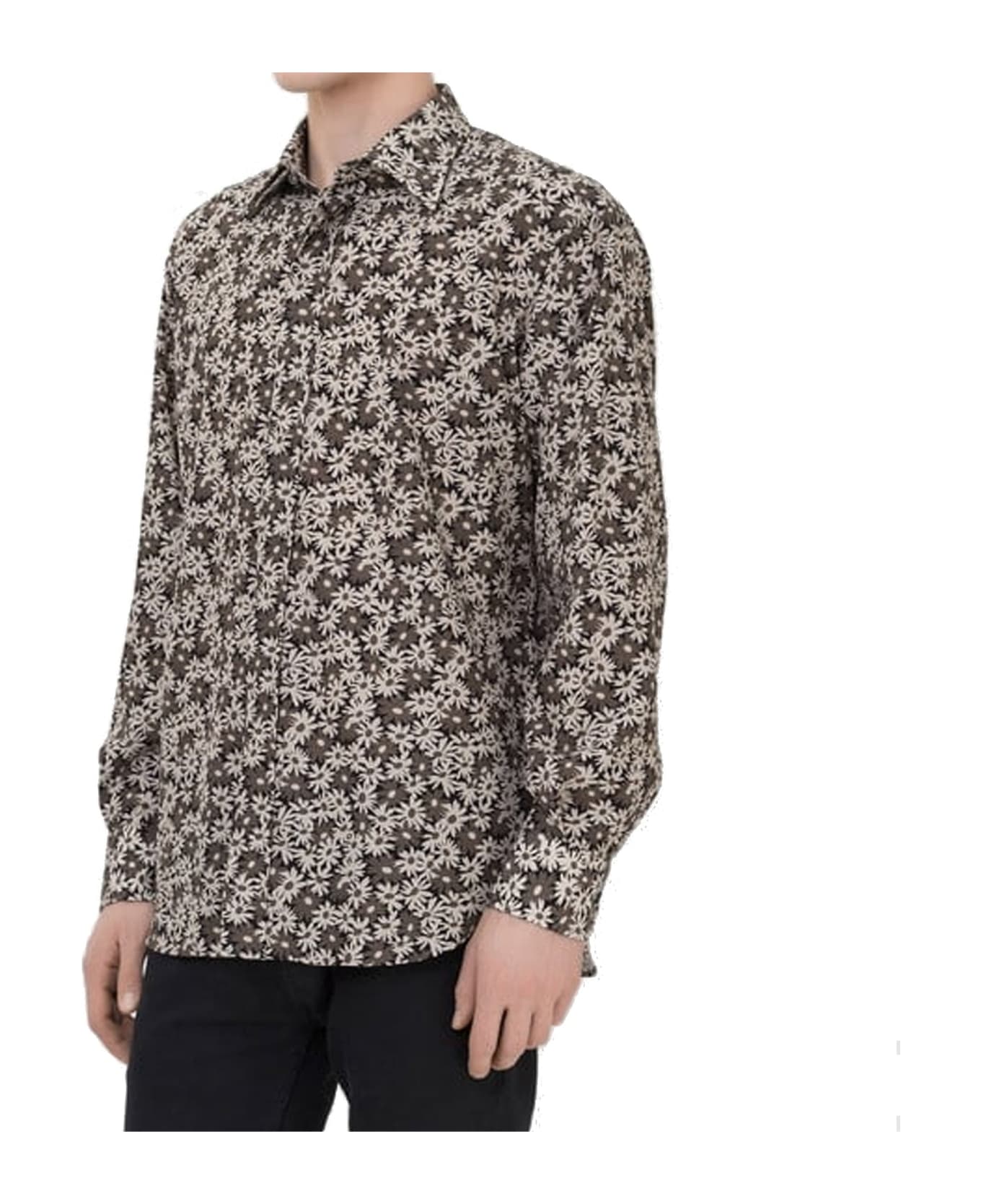 Tom Ford Floral Shirt - Green