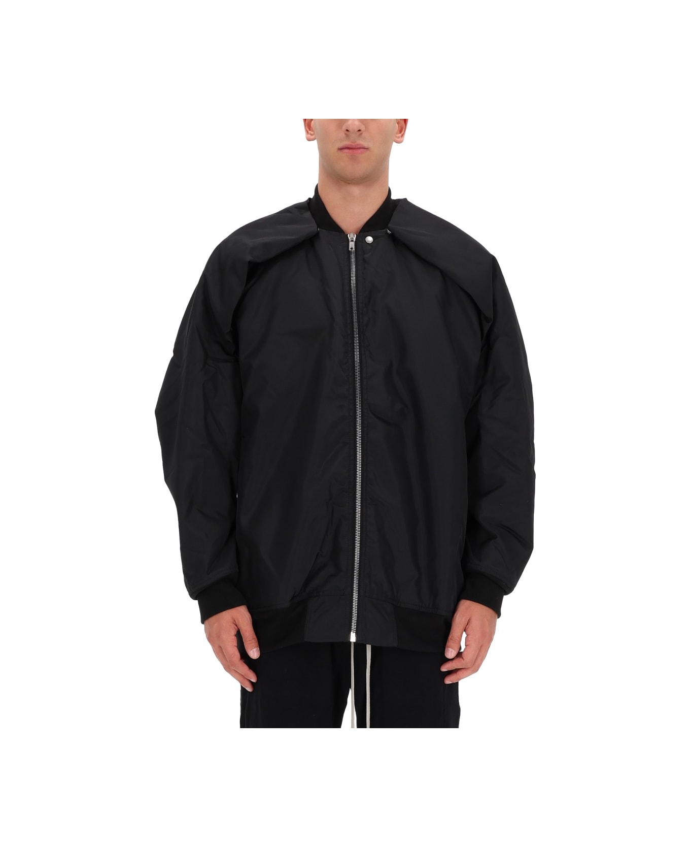DRKSHDW Bomber Jacket "convertible Jumbo Peter Flight" - BLACK