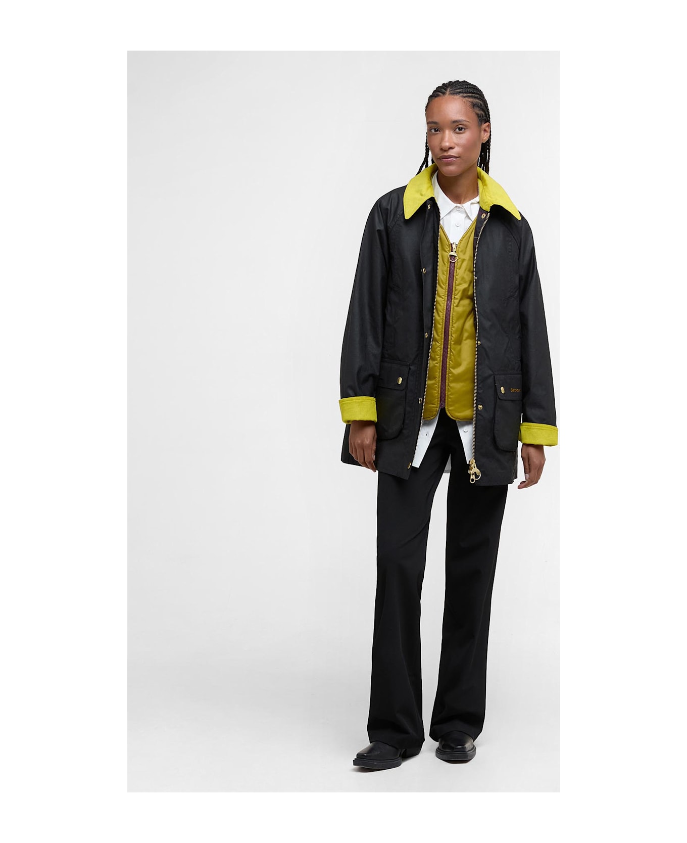 Barbour Icons Modern Beadnell Wax Jkt - Black Classic