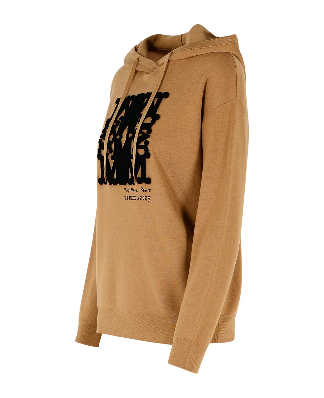 Max Mara Beige Virgin Wool Sweater - Beige