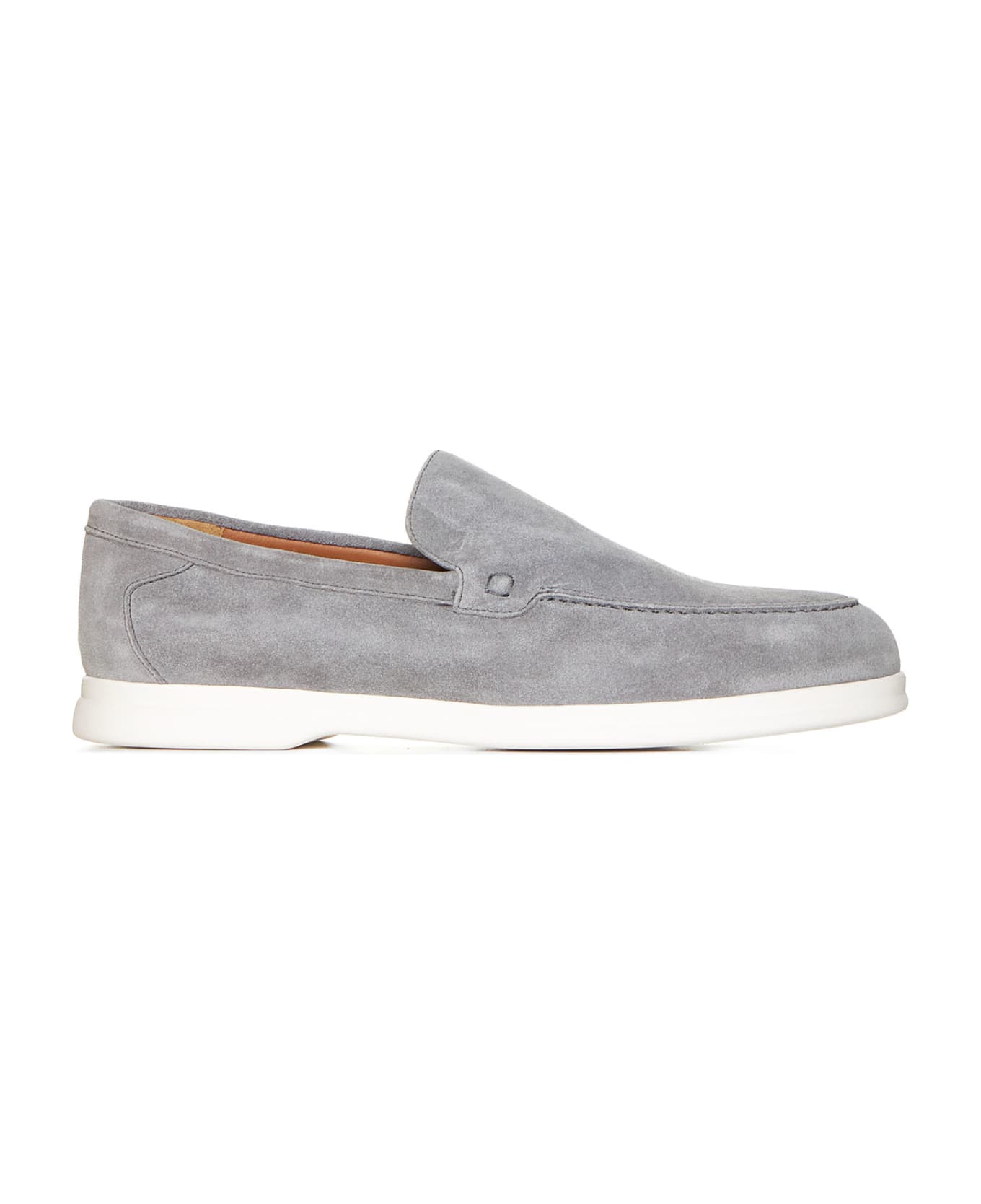 Doucal's Loafers - Iron + f.do bianco