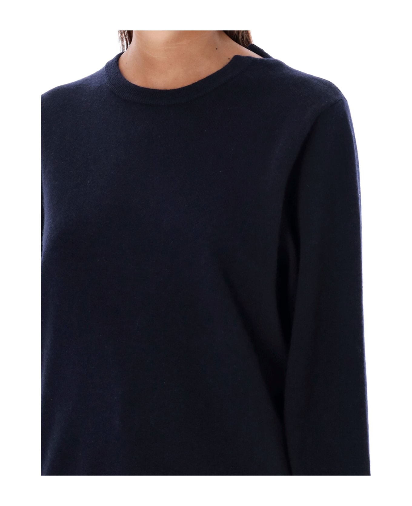 Extreme Cashmere Be Classic Core Sweater - NAVY