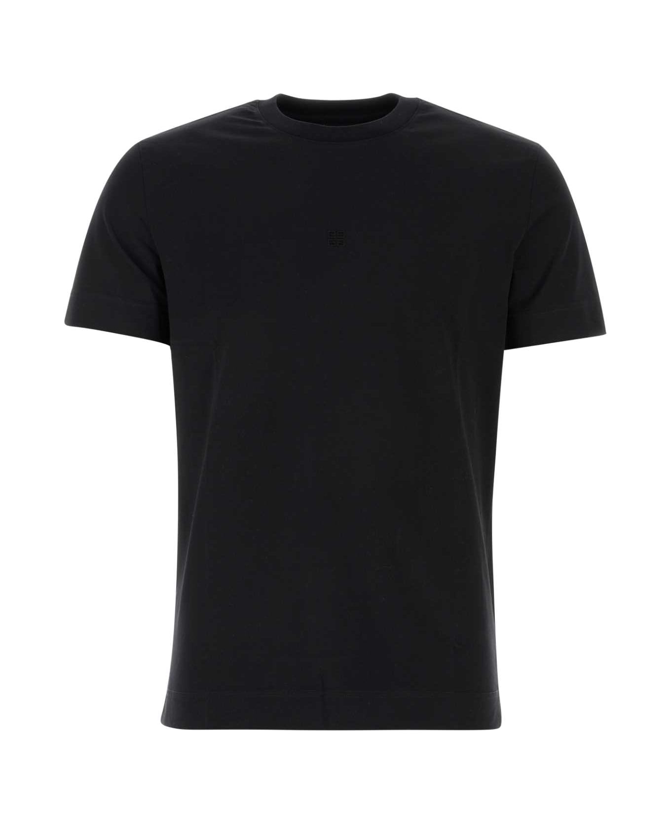 Givenchy Black Cotton T-shirt - BLACK シャツ