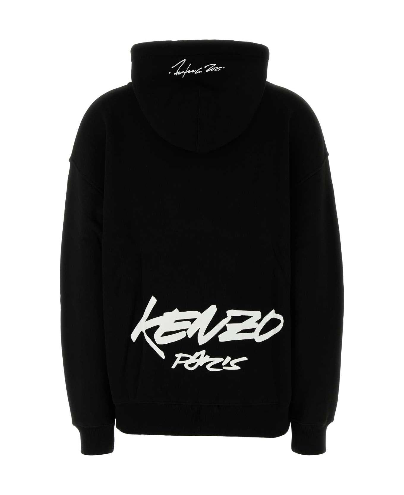Kenzo Black Cotton Kenzo X Futura 2000 Sweatshirt - BLACK